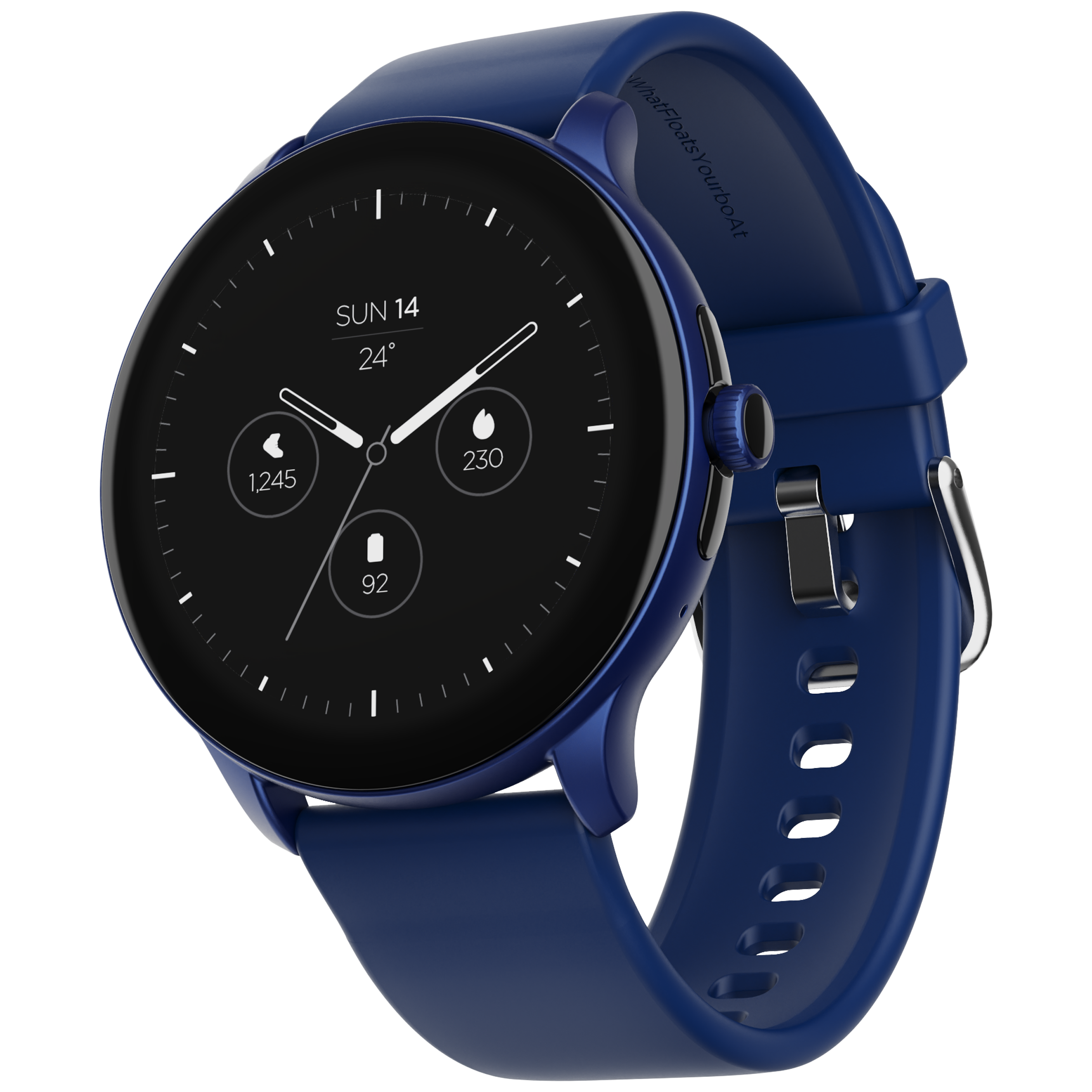 boAt Wave Primia Talk Smartwatch with Bluetooth Calling (35.3mm AMOLED Display, IP68 Water Resistant, Cool Blue Strap)_4