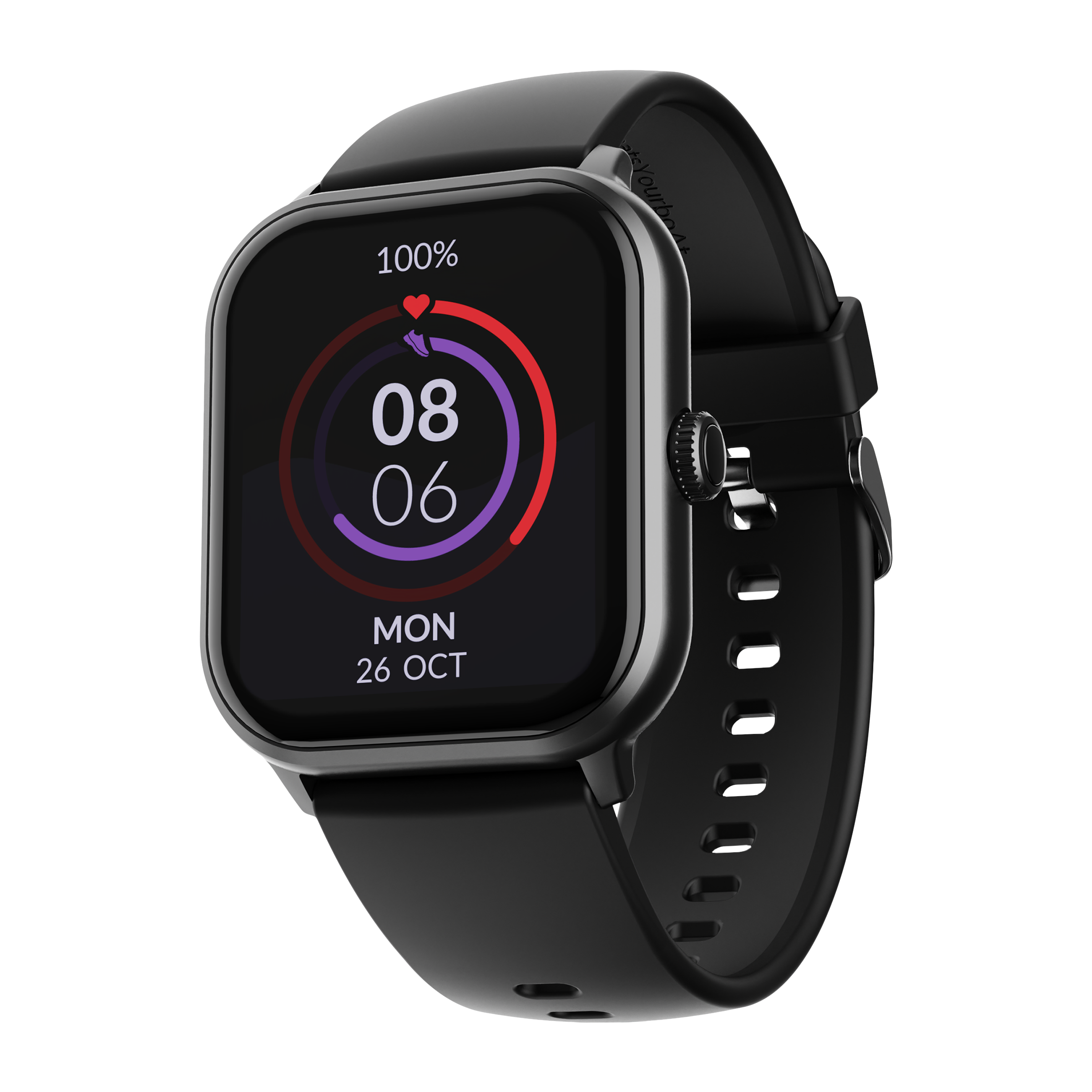 boAt Wave Spin Voice Smartwatch with Bluetooth Calling (46.9mm Display, IP68 Water Resistant, Charcoal Black Strap) boAt Wave Spin Voice Smartwatch with Bluetooth Calling (46.9mm Display, IP68 Water Resistant, Charcoal Black Strap)_1