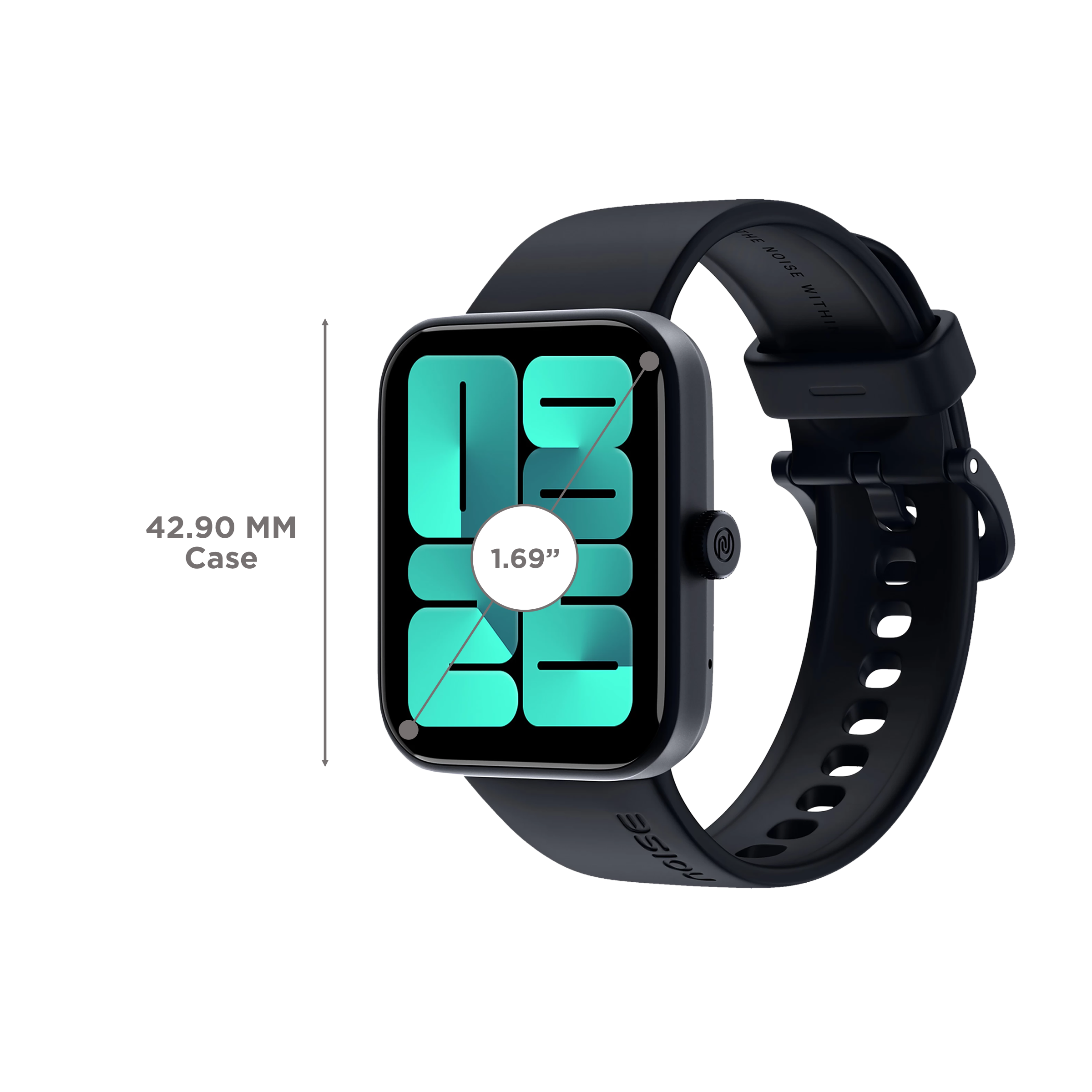 noise ColorFit Caliber Buzz Smartwatch with Bluetooth Calling (42.9mm TFT Display, IP68 Water Resistant, Midnight Blue Strap)_3