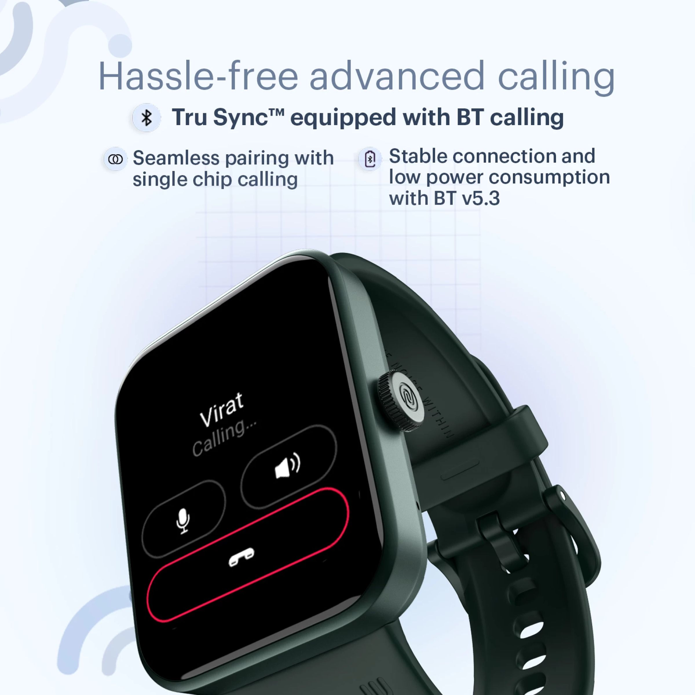 Noise ColorFit Caliber Buzz Smartwatch with Bluetooth Calling (42.9mm TFT Display, IP68 Water Resistant, Olive Green Strap) Noise ColorFit Caliber Buzz Smartwatch with Bluetooth Calling (42.9mm TFT Display, IP68 Water Resistant, Olive Green Strap)_10