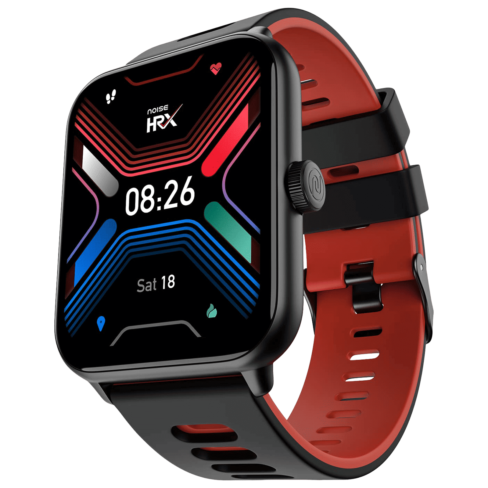 noise HRX Sprint Smartwatch with Bluetooth Calling (48.5mm TFT Display, IP67 Water Resistant, Active Black Strap) noise HRX Sprint Smartwatch with Bluetooth Calling (48.5mm TFT Display, IP67 Water Resistant, Active Black Strap)_1