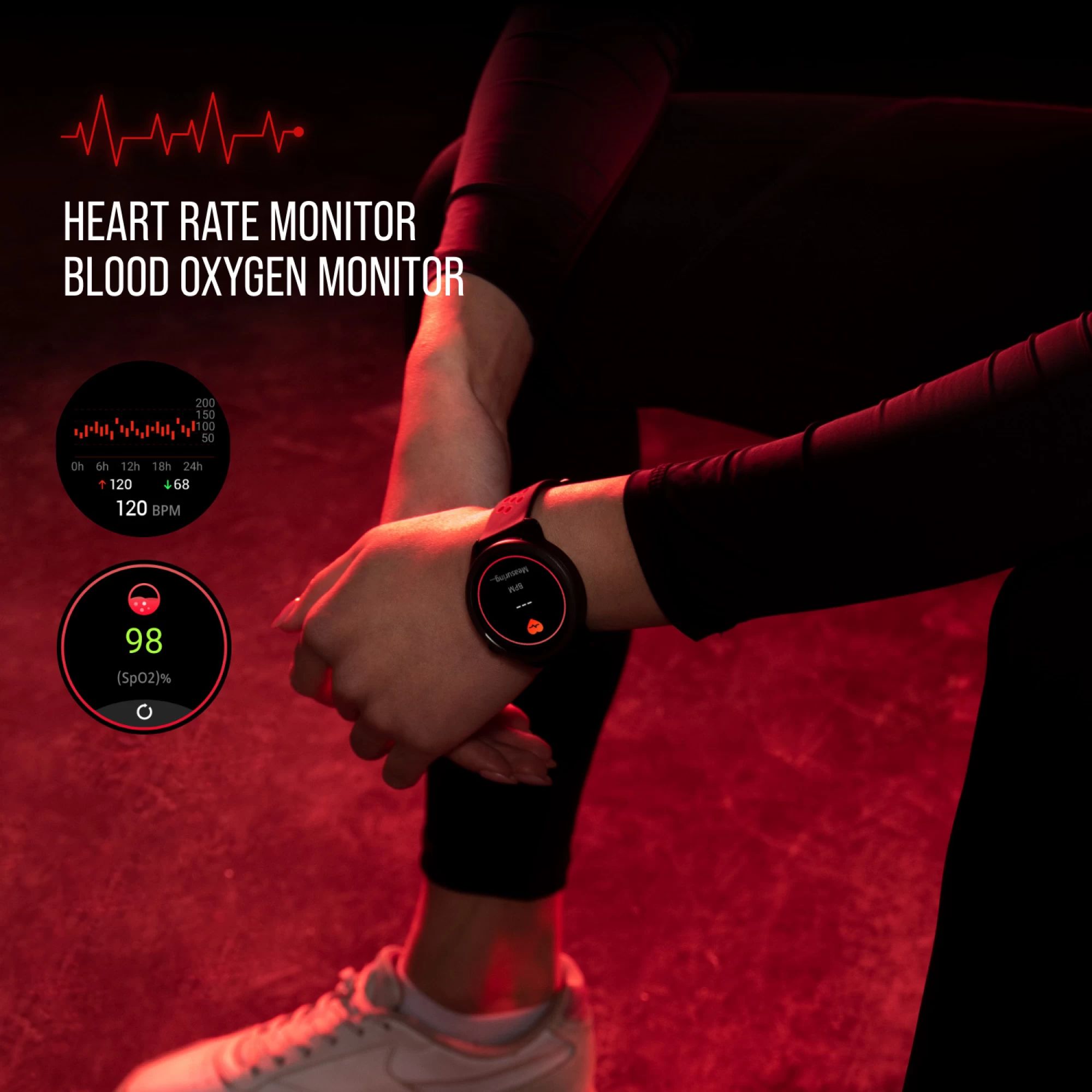 noise HRX Bounce Smartwatch with Bluetooth Calling (35.3mm TFT Display, IP67 Water Resistant, Jet Black Strap)_10