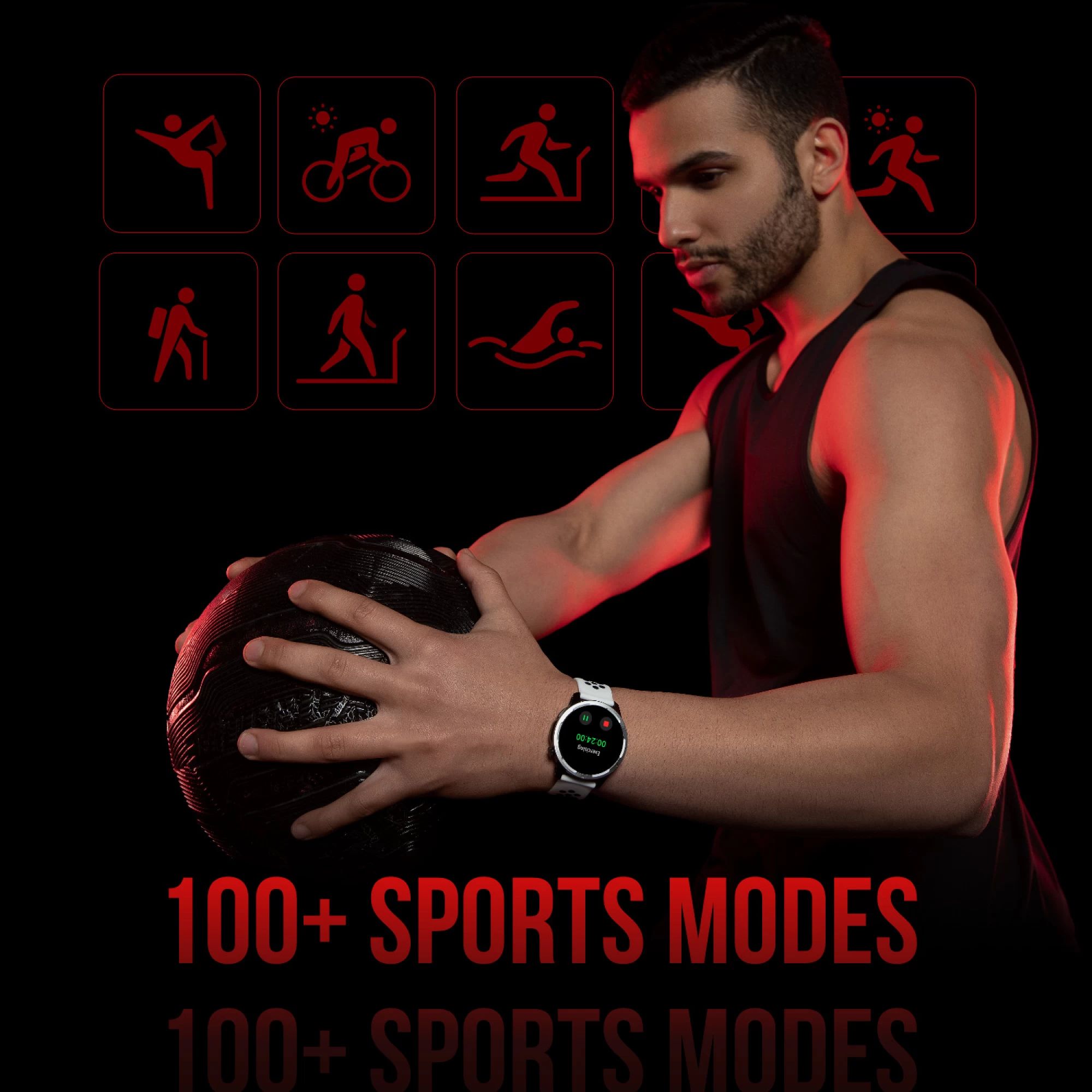 noise HRX Bounce Smartwatch with Bluetooth Calling (35.3mm TFT Display, IP67 Water Resistant, Jet Black Strap)_12