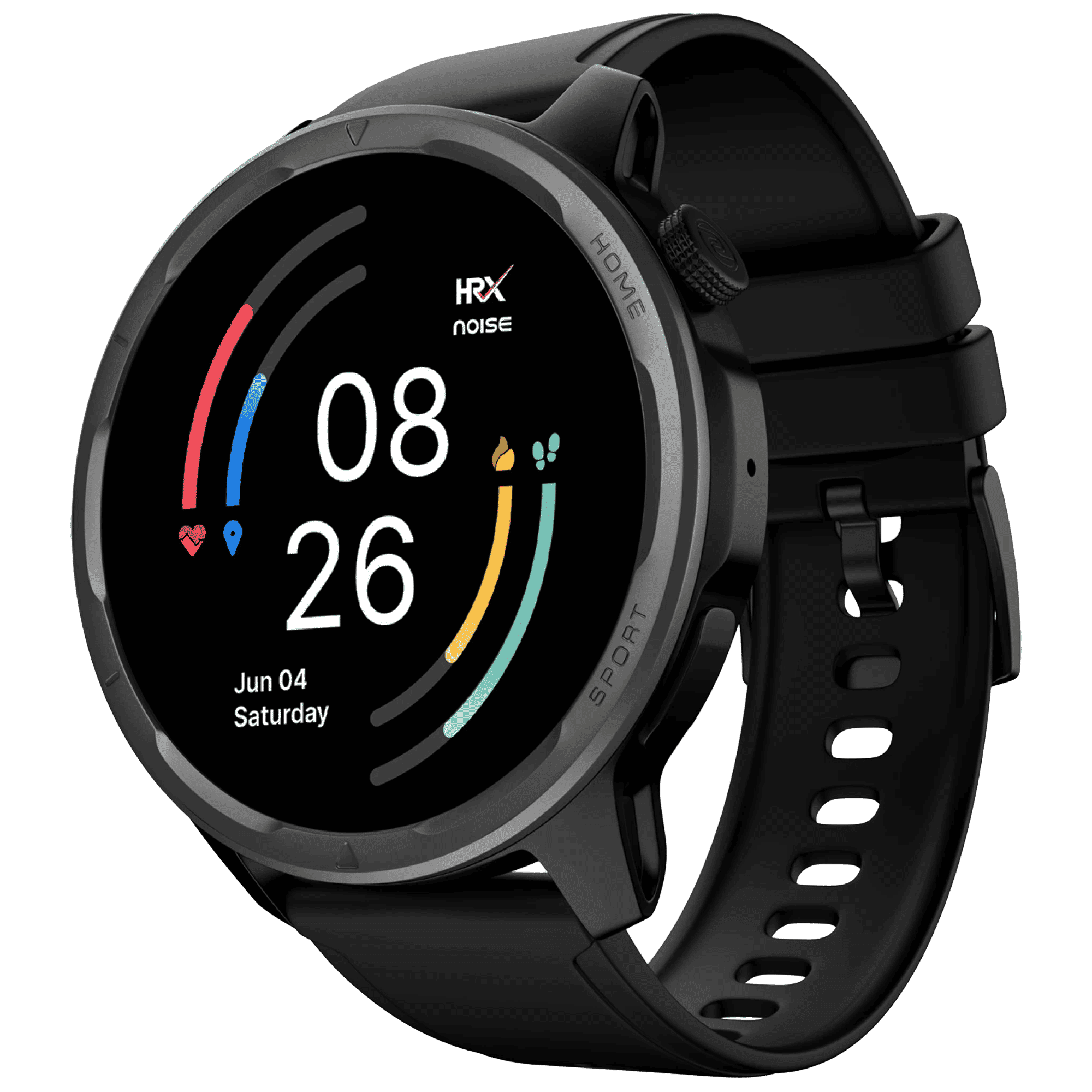 noise HRX Bounce Smartwatch with Bluetooth Calling (35.3mm TFT Display, IP67 Water Resistant, Jet Black Strap)_4