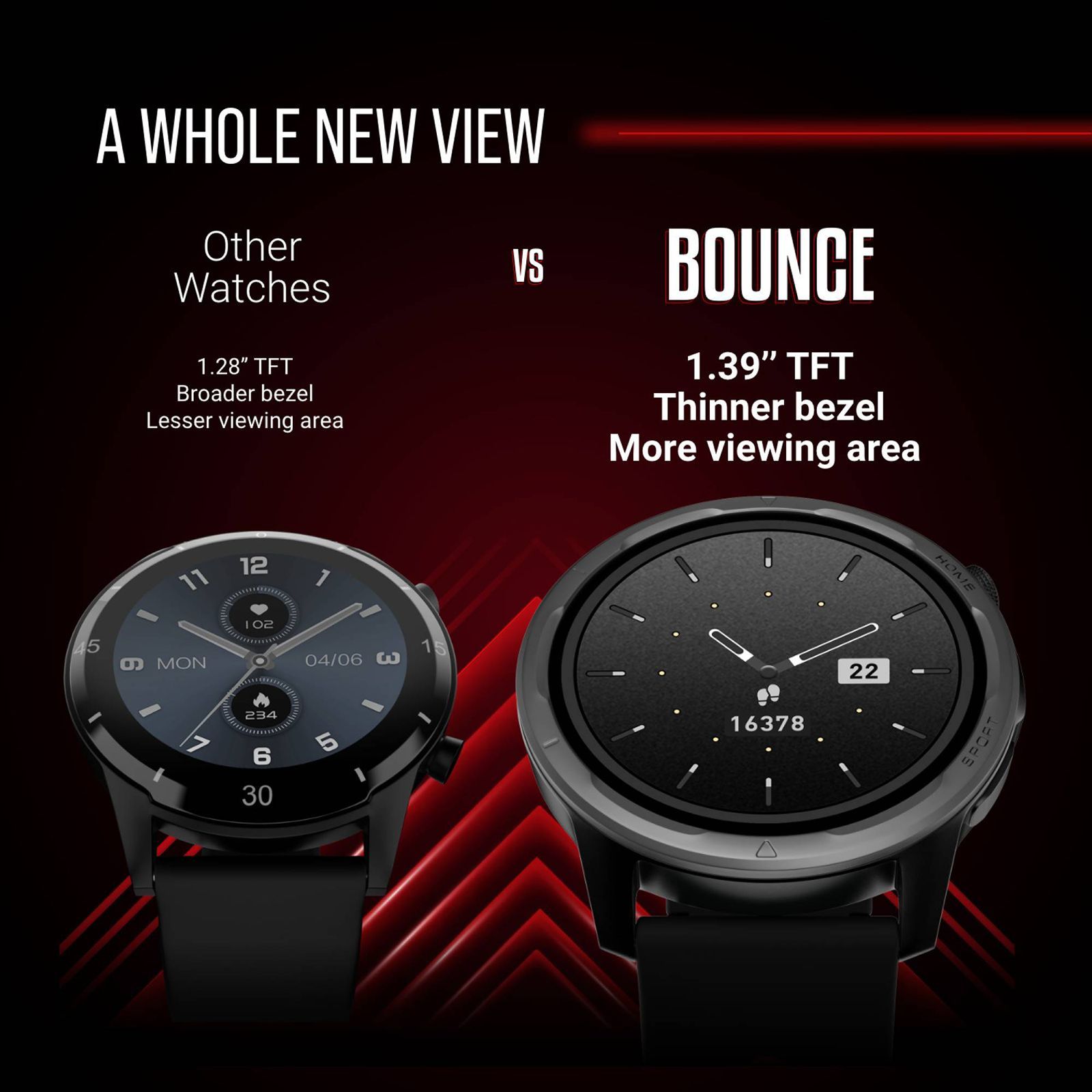 noise HRX Bounce Smartwatch with Bluetooth Calling (35.3mm TFT Display, IP67 Water Resistant, Midnight Blue Strap)_7