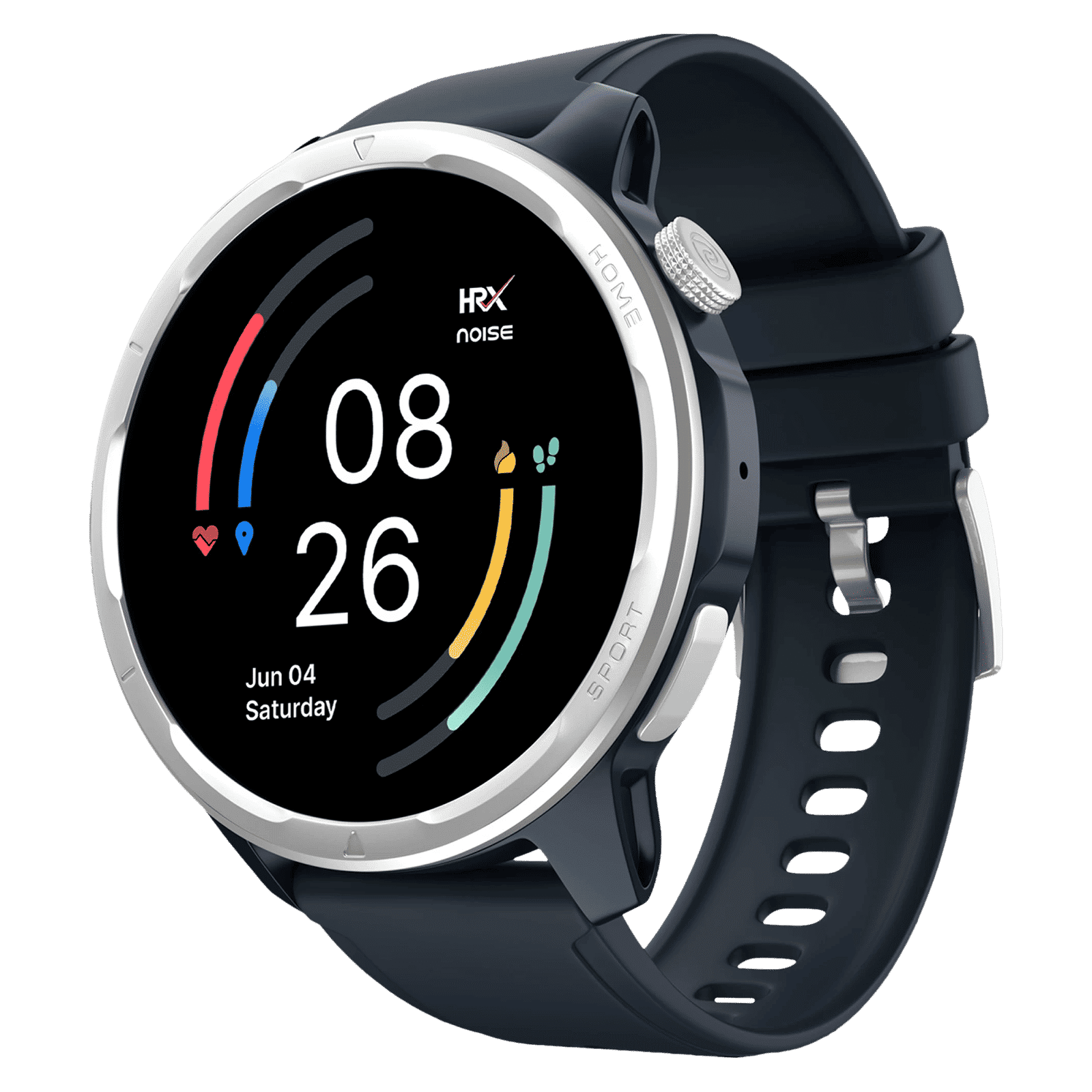noise HRX Bounce Smartwatch with Bluetooth Calling (35.3mm TFT Display, IP67 Water Resistant, Midnight Blue Strap)_4