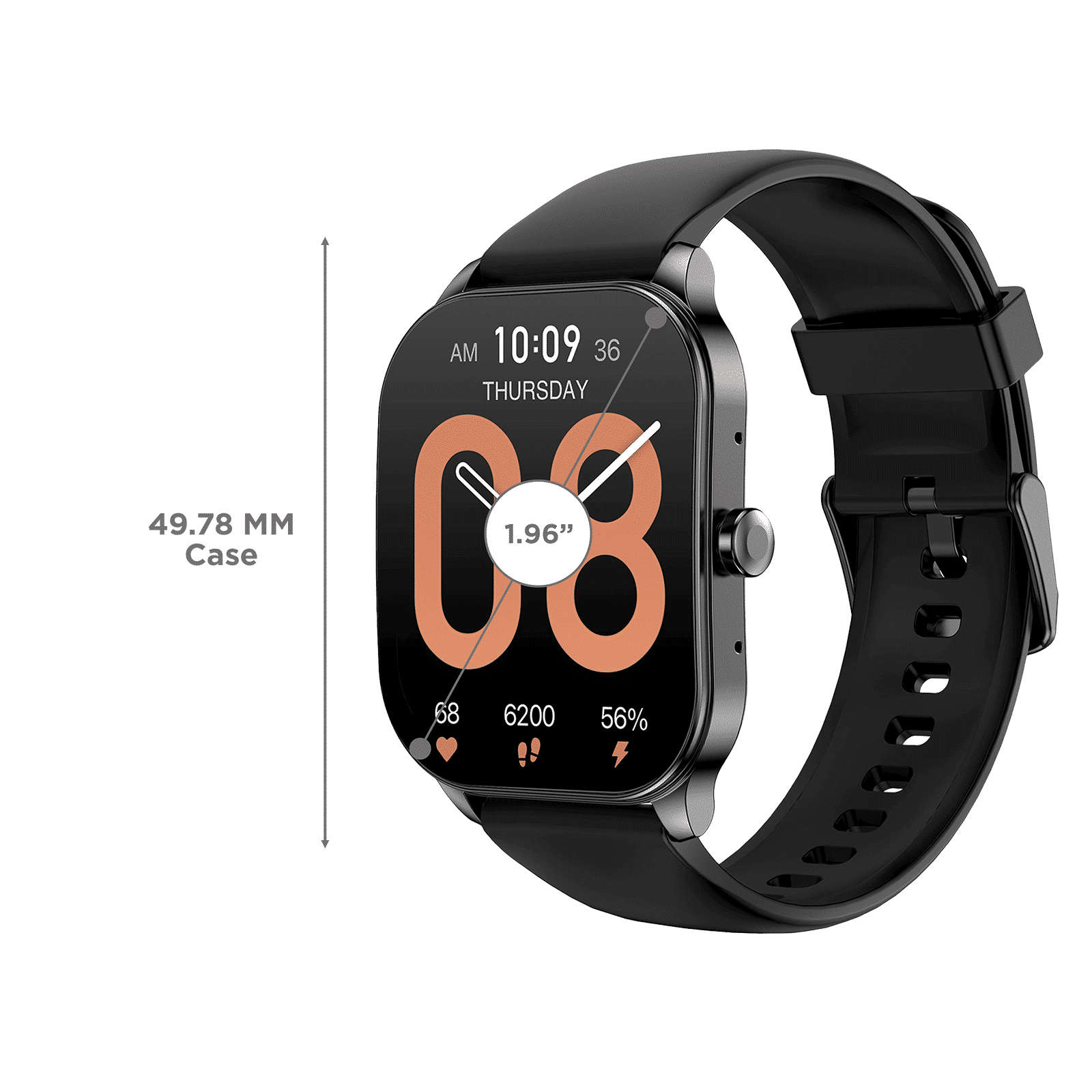 amazfit Pop 3S Smartwatch with Bluetooth Calling (49.7mm AMOLED Display, IP68 Water Resistant, Black Strap) amazfit Pop 3S Smartwatch with Bluetooth Calling (49.7mm AMOLED Display, IP68 Water Resistant, Black Strap)_3