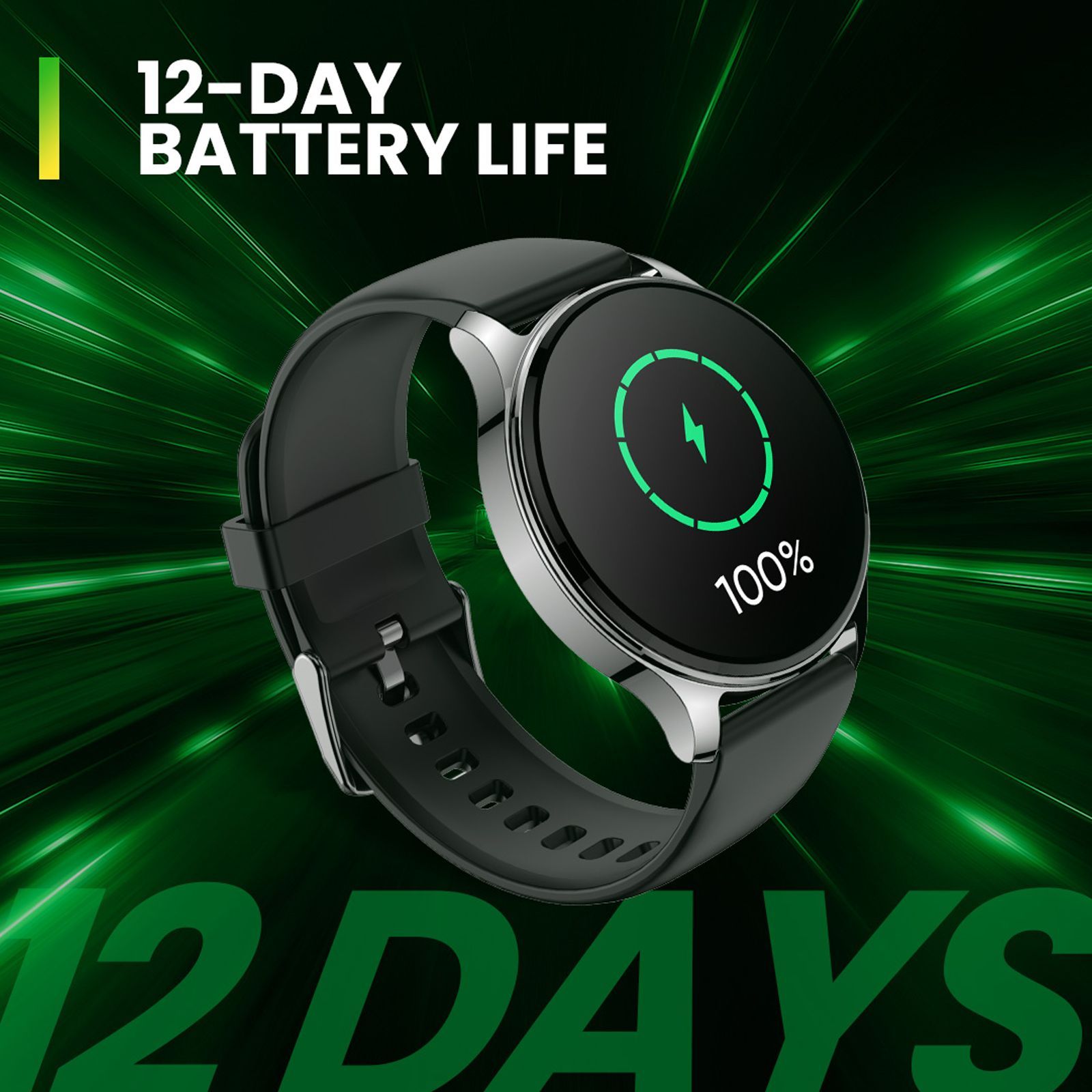 amazfit Pop 3R Smartwatch with Bluetooth Calling (36.32mm AMOLED Display, IP68 Water Resistant, Black Strap)_12