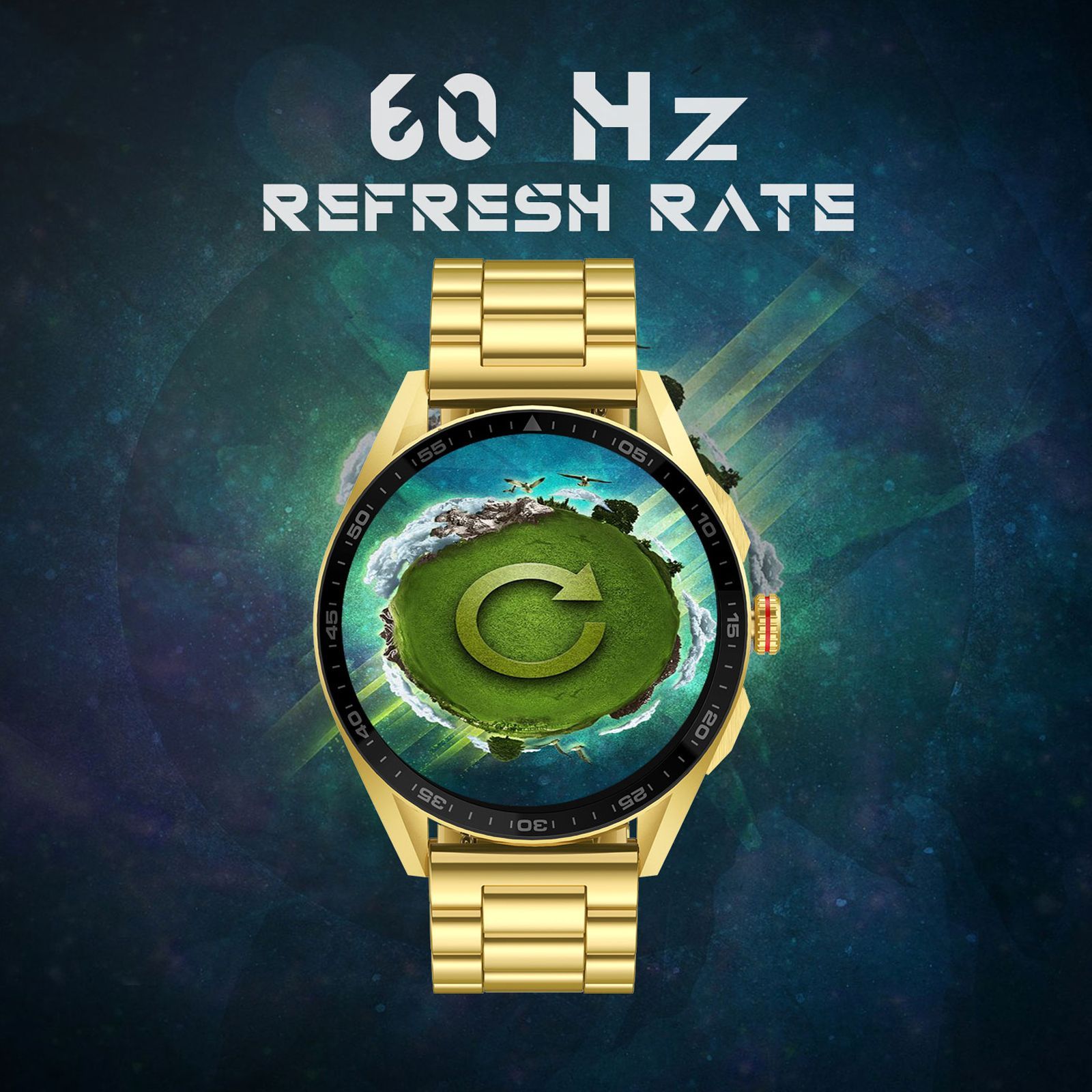 Fire-Boltt Invincible Plus Smartwatch with Bluetooth Calling (36.32mm AMOLED Display, IP67 Water Resistant, Gold Strap)_8