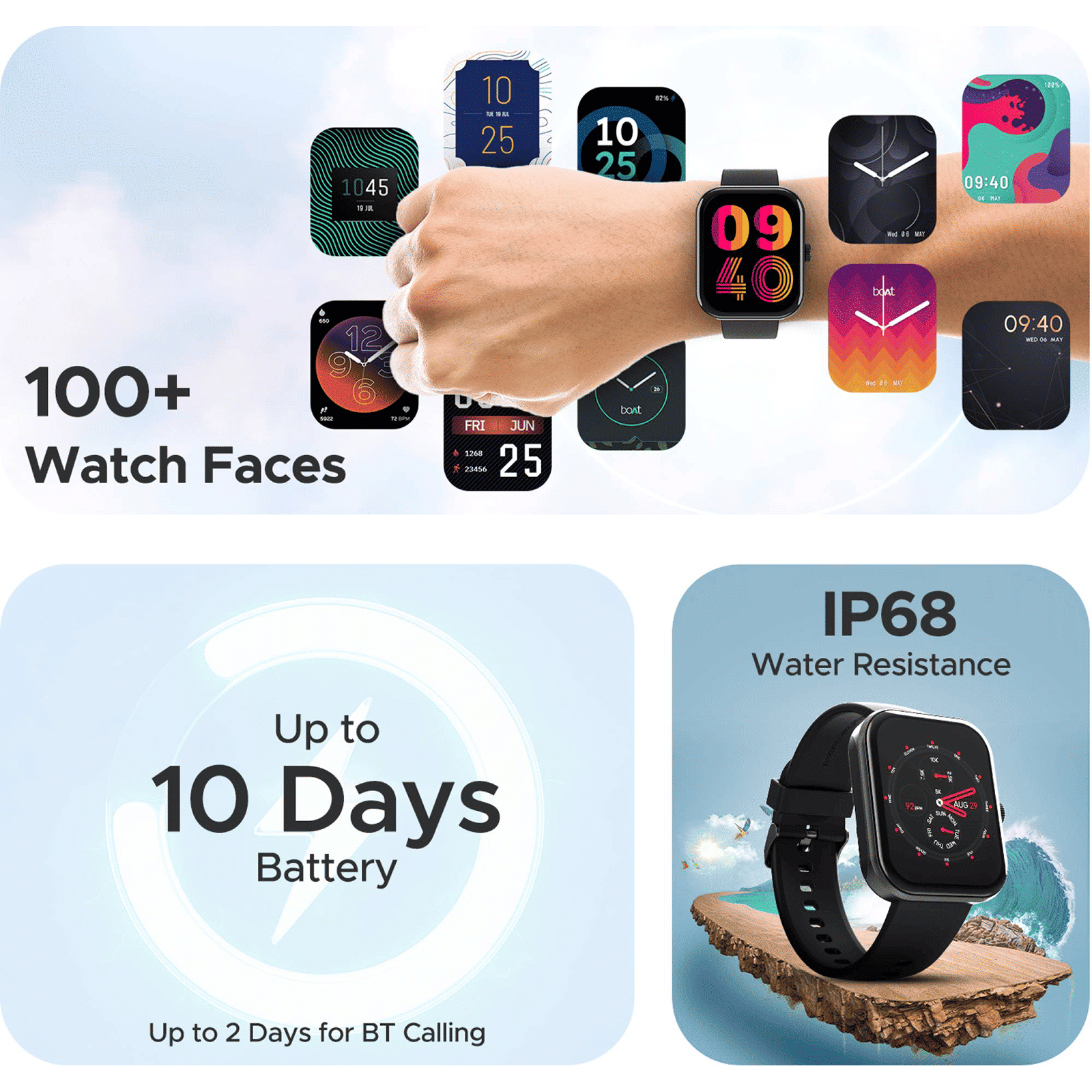 boAt Ultima Call Max Smartwatch with Bluetooth Calling (50.8mm HD Display, IP68 Water Resistant, Active Black Strap)_7