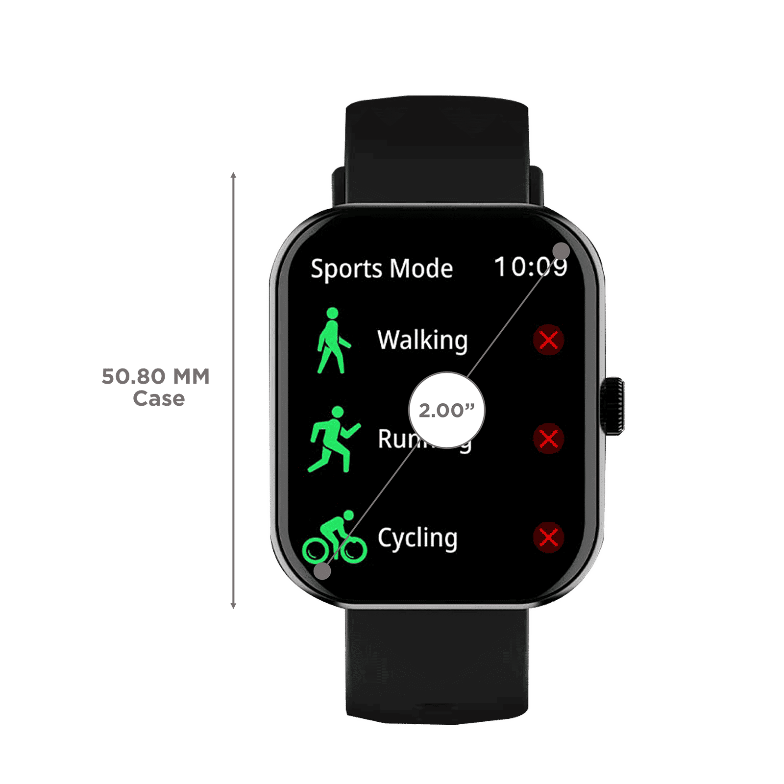 boAt Ultima Call Max Smartwatch with Bluetooth Calling (50.8mm HD Display, IP68 Water Resistant, Active Black Strap)_3