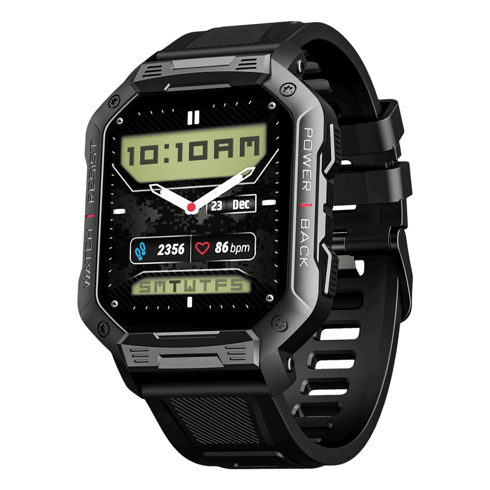 boAt Wave Armour Smartwatch with Bluetooth Calling (46.4mm HD Display, IP68 Sweat Resistant, Active Black Strap) boAt Wave Armour Smartwatch with Bluetooth Calling (46.4mm HD Display, IP68 Sweat Resistant, Active Black Strap)_1