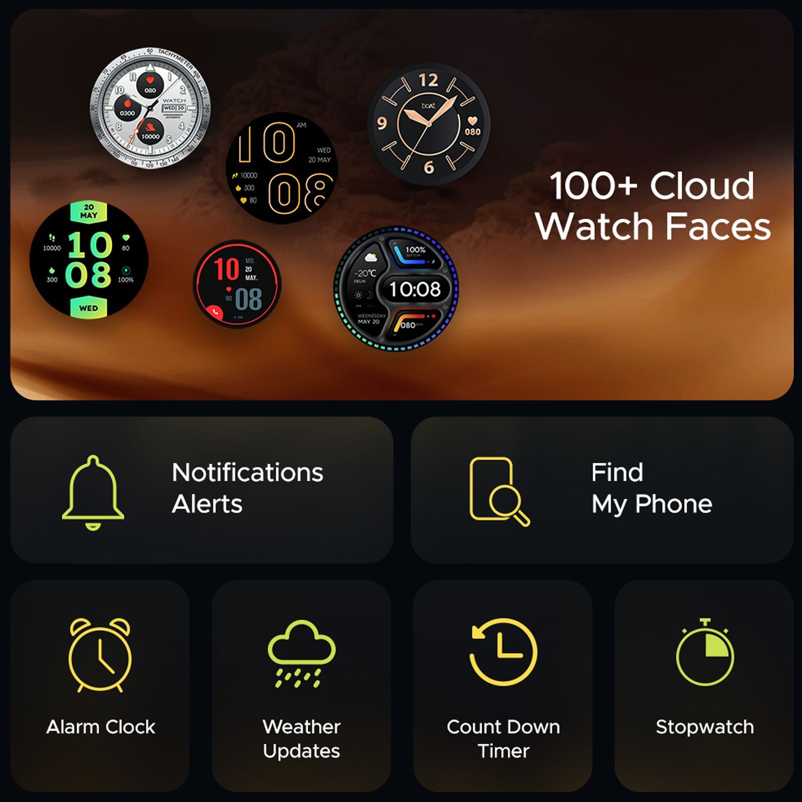 boAt Primia Ace Smartwatch with Bluetooth Calling (36.32 AMOLED Display, IP68 Water Resistant, Charcoal Black Strap)_8