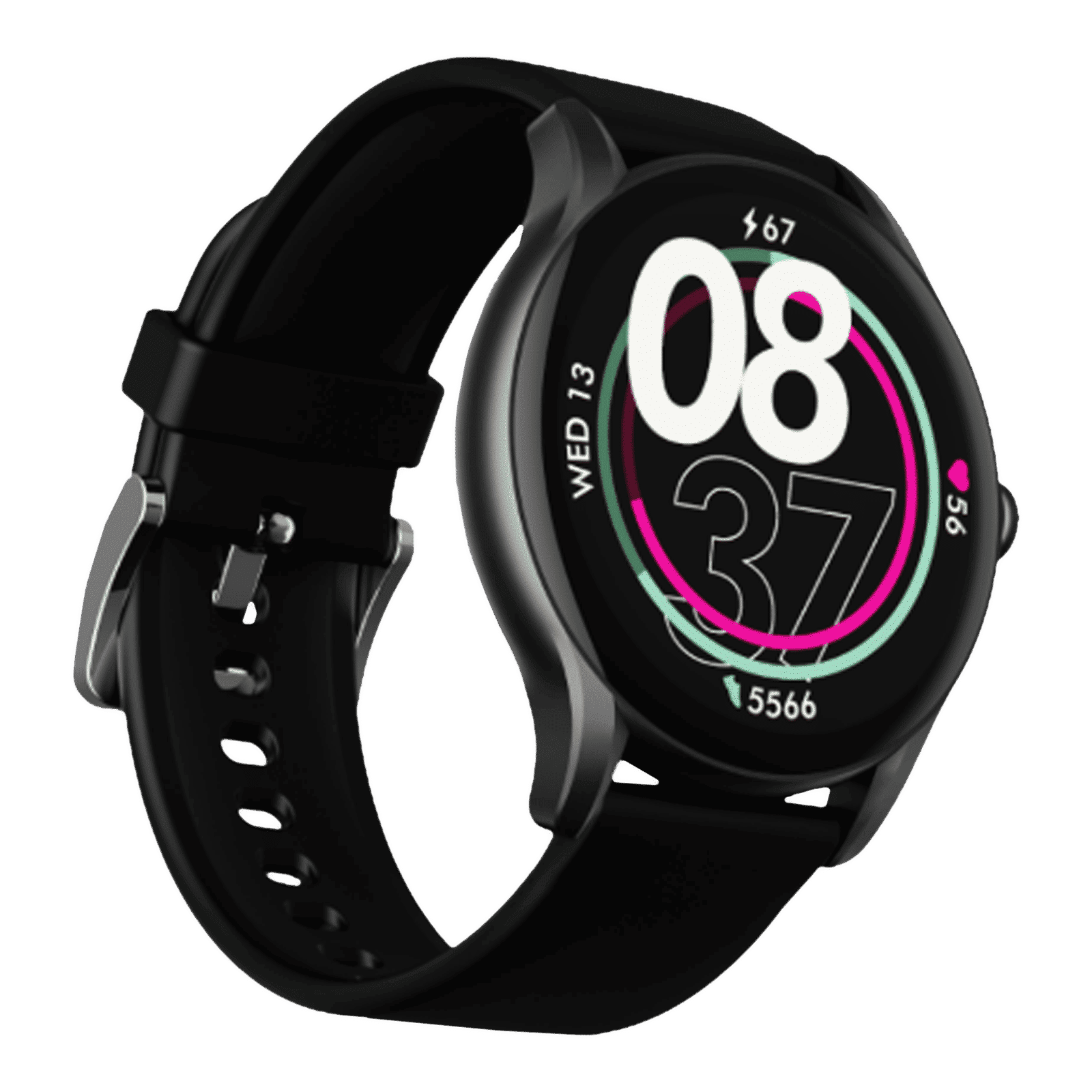 boAt Primia Ace Smartwatch with Bluetooth Calling (36.32 AMOLED Display, IP68 Water Resistant, Charcoal Black Strap)_5