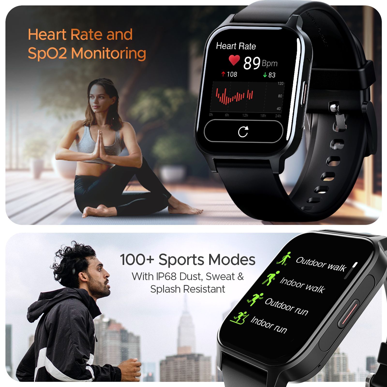 boAt Xtend Call Plus Smartwatch with Bluetooth Calling (48.5mm HD Display, IP68 Sweat Resistant, Active Black Strap)_5