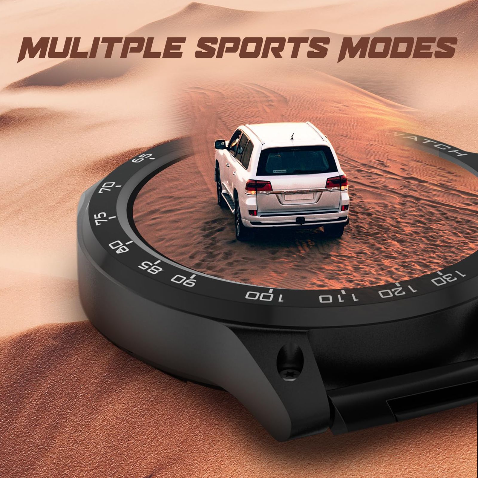 FIRE-BOLTT Dagger Luxe Smartwatch with Bluetooth Calling (36.3mm AMOLED Display, IP68 Water Resistant, Black Strap)_8