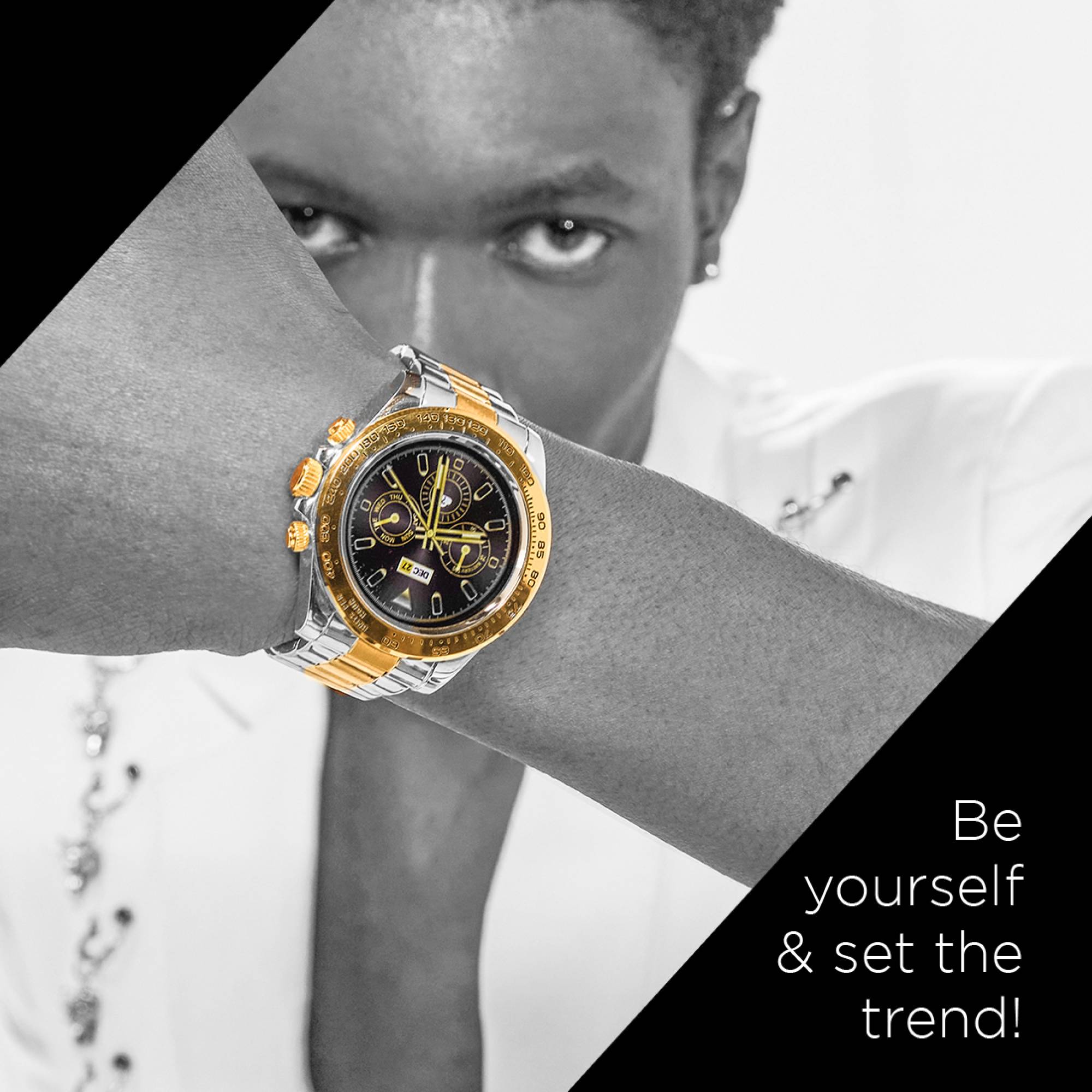 Fire-Boltt Blizzard Smartwatch with Bluetooth Calling (32.51mm HD Display, IP67 Water Resistant, Gold Strap)_4