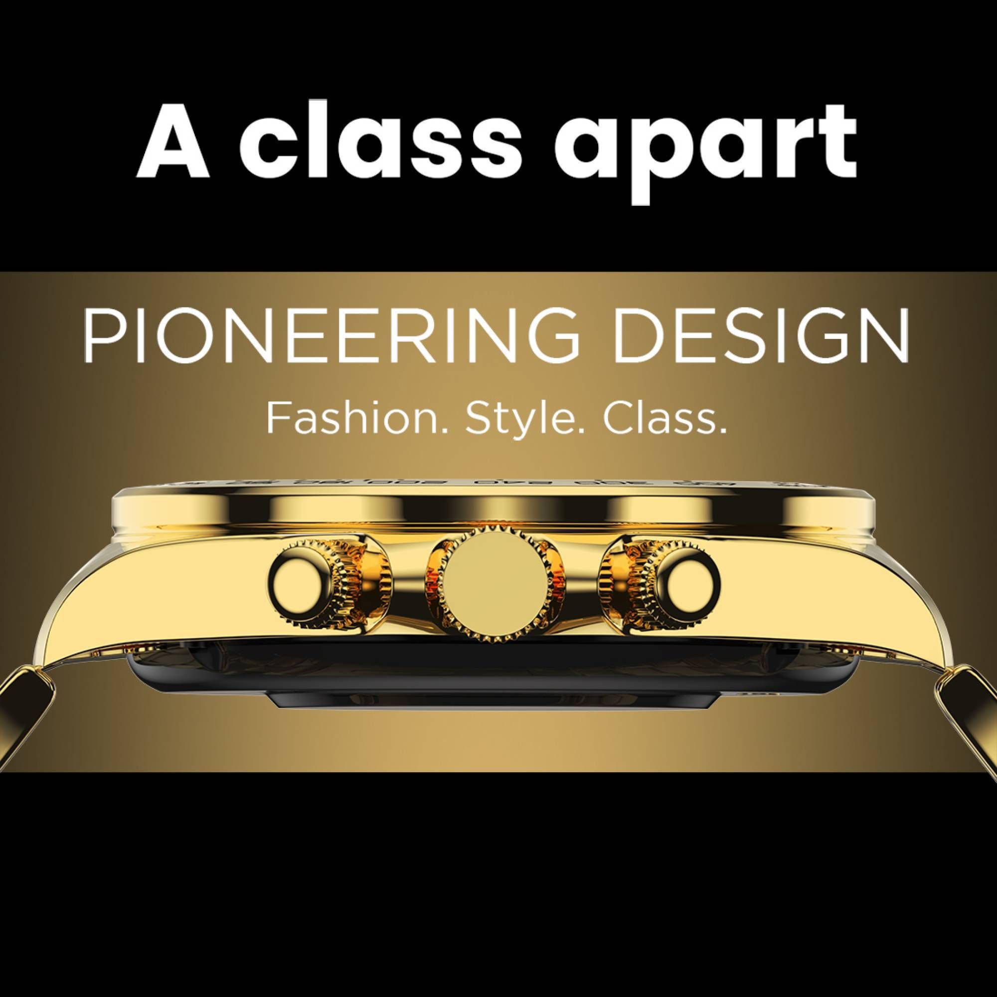 Fire-Boltt Blizzard Smartwatch with Bluetooth Calling (32.51mm HD Display, IP67 Water Resistant, Gold Strap)_8