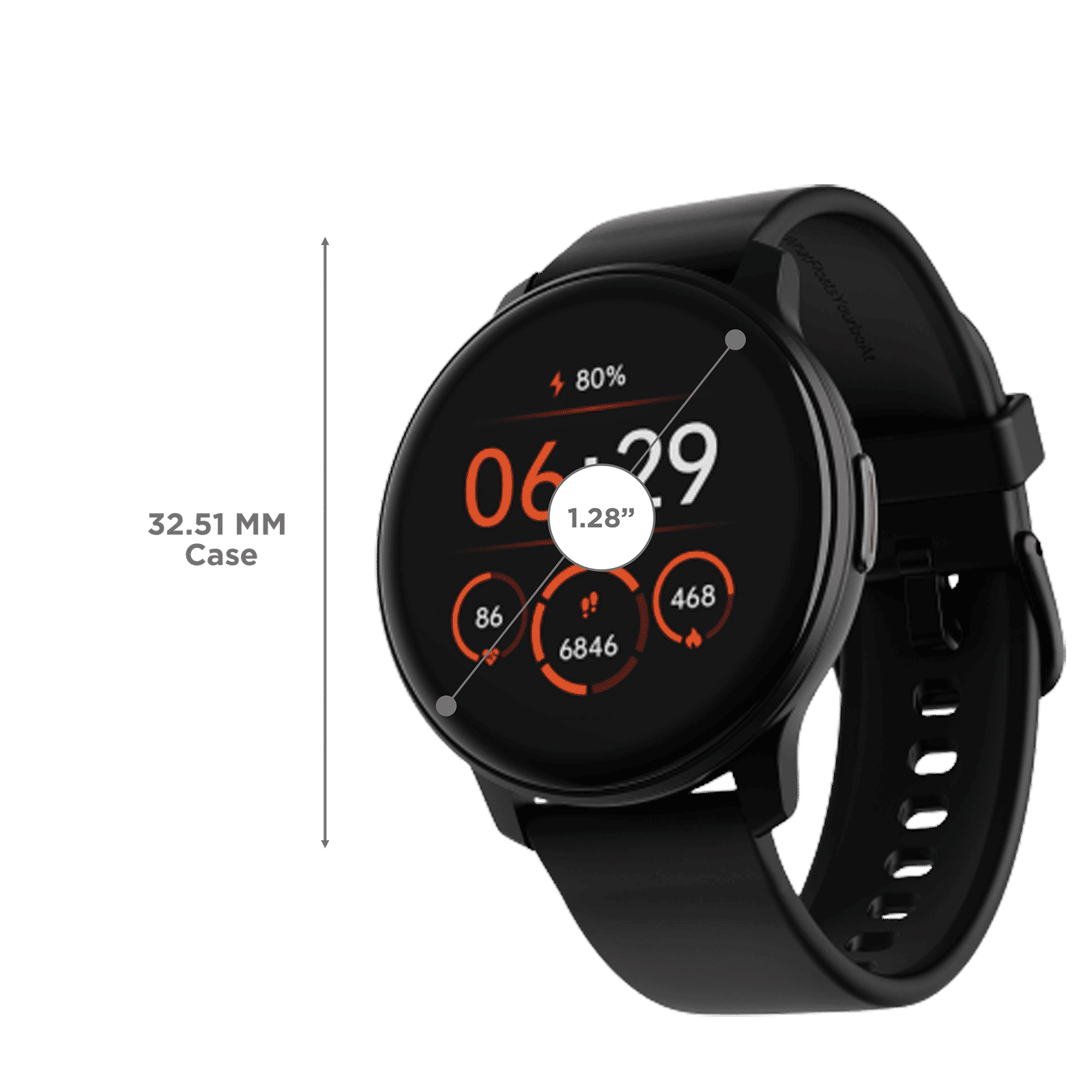 boAt Lunar Call Smartwatch with Bluetooth Calling (32.5mm HD Display, IP68 Water Resistant, Active Black Strap)_3