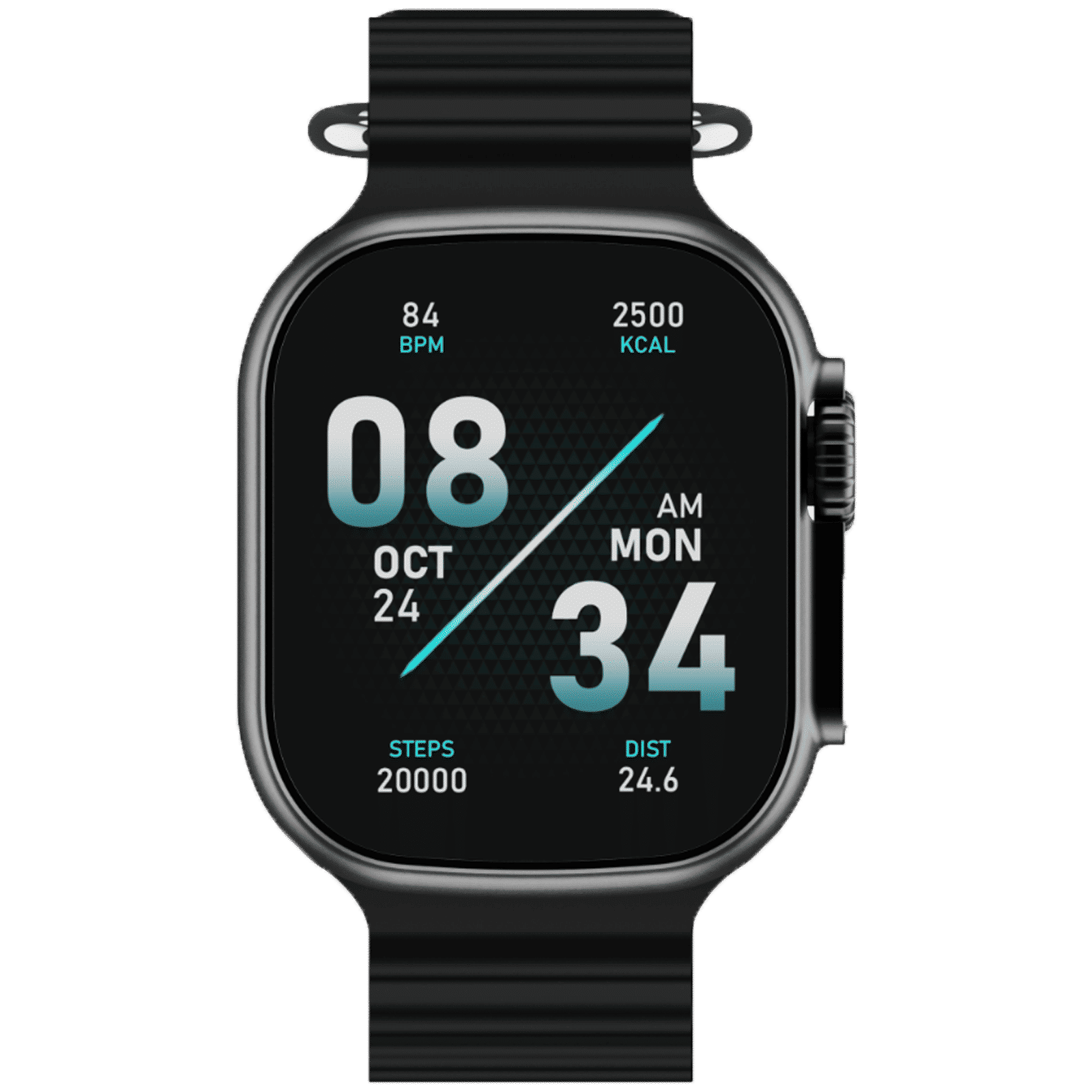 boAt Wave Glory Smartwatch with Bluetooth Calling (49.7mm Display, IP67 Water Resistant, Active Black Strap)_1