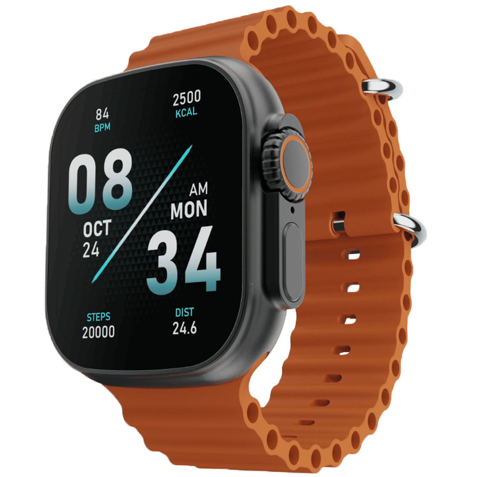 boAt Wave Glory Smartwatch with Bluetooth Calling (49.7mm Display, IP67 Water Resistant, Royal Orange Strap) boAt Wave Glory Smartwatch with Bluetooth Calling (49.7mm Display, IP67 Water Resistant, Royal Orange Strap)_2