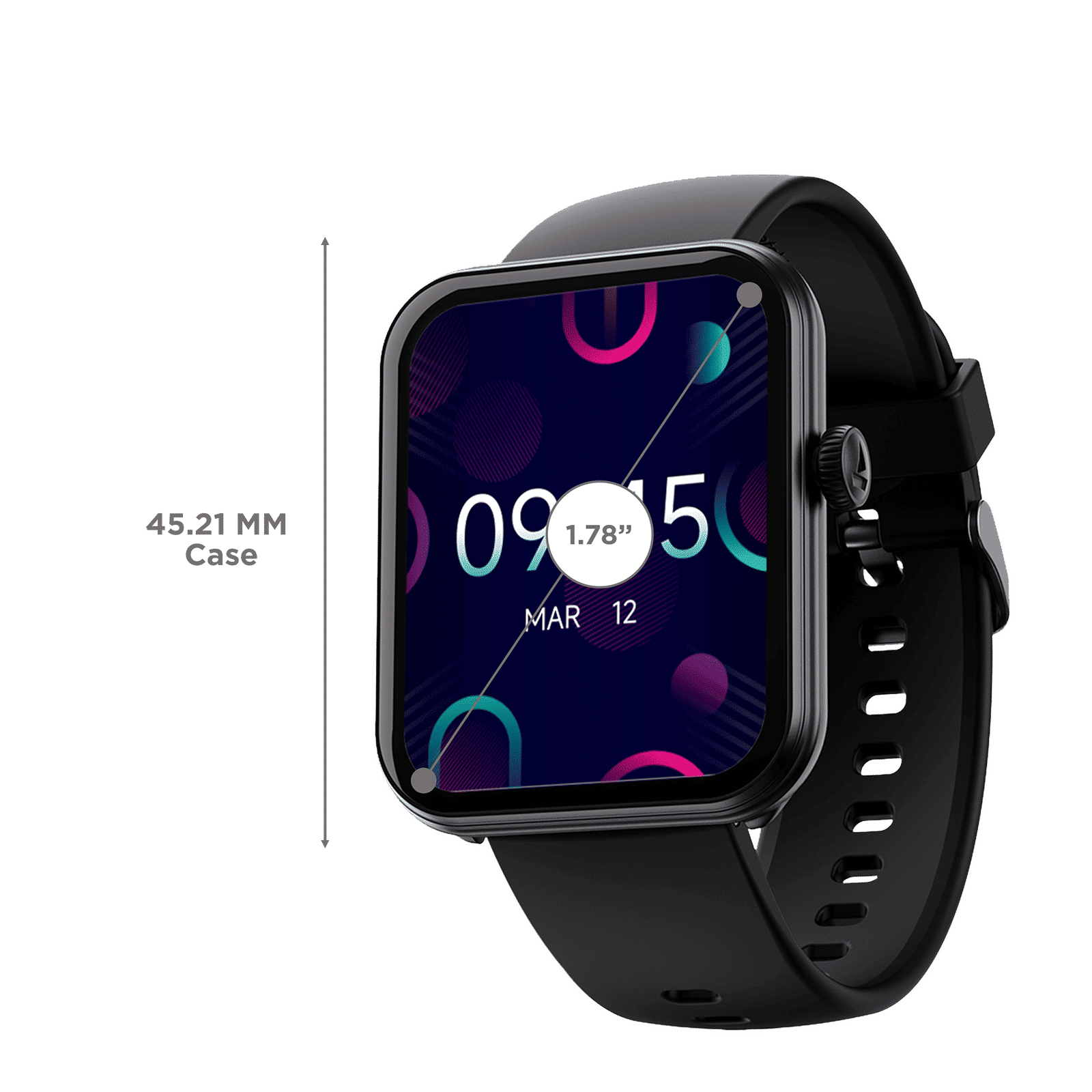 boAt Cosmos Plus Smartwatch with Bluetooth Calling (45.21mm AMOLED Display, IP68 Splash Resistant, Jet Black Strap)_3
