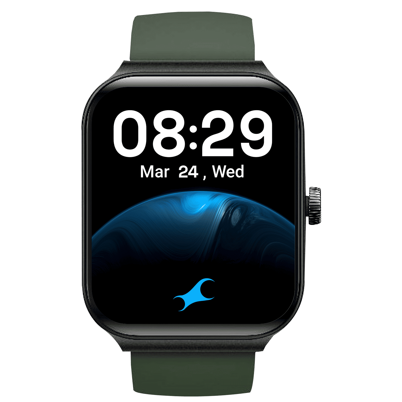 fastrack Reflex Horizon Smartwatch with Bluetooth Calling (49.5mm TFT LCD Display, IP68 Water Resistant, Green Strap)_1