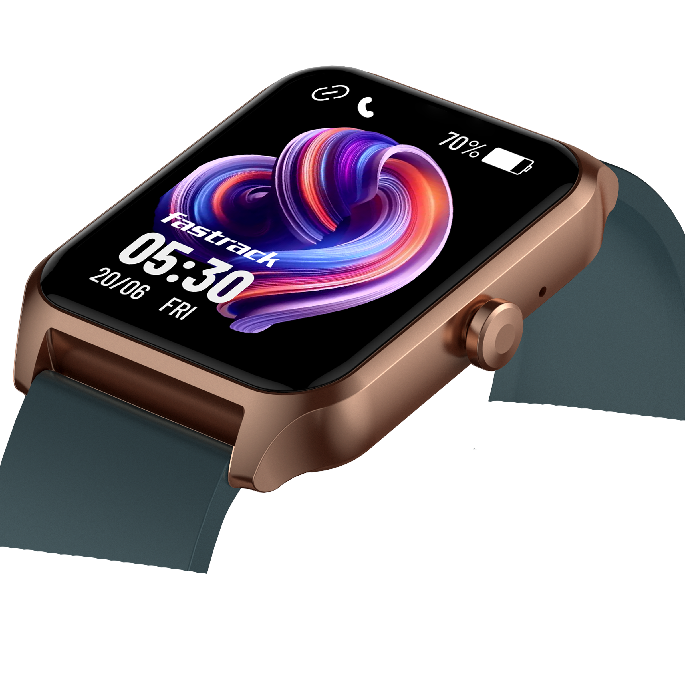 fastrack Reflex Beat Pro Smartwatch with Bluetooth Calling (44.4mm TFT LCD Display, IP68 Water Resistant, Teal Strap)_7