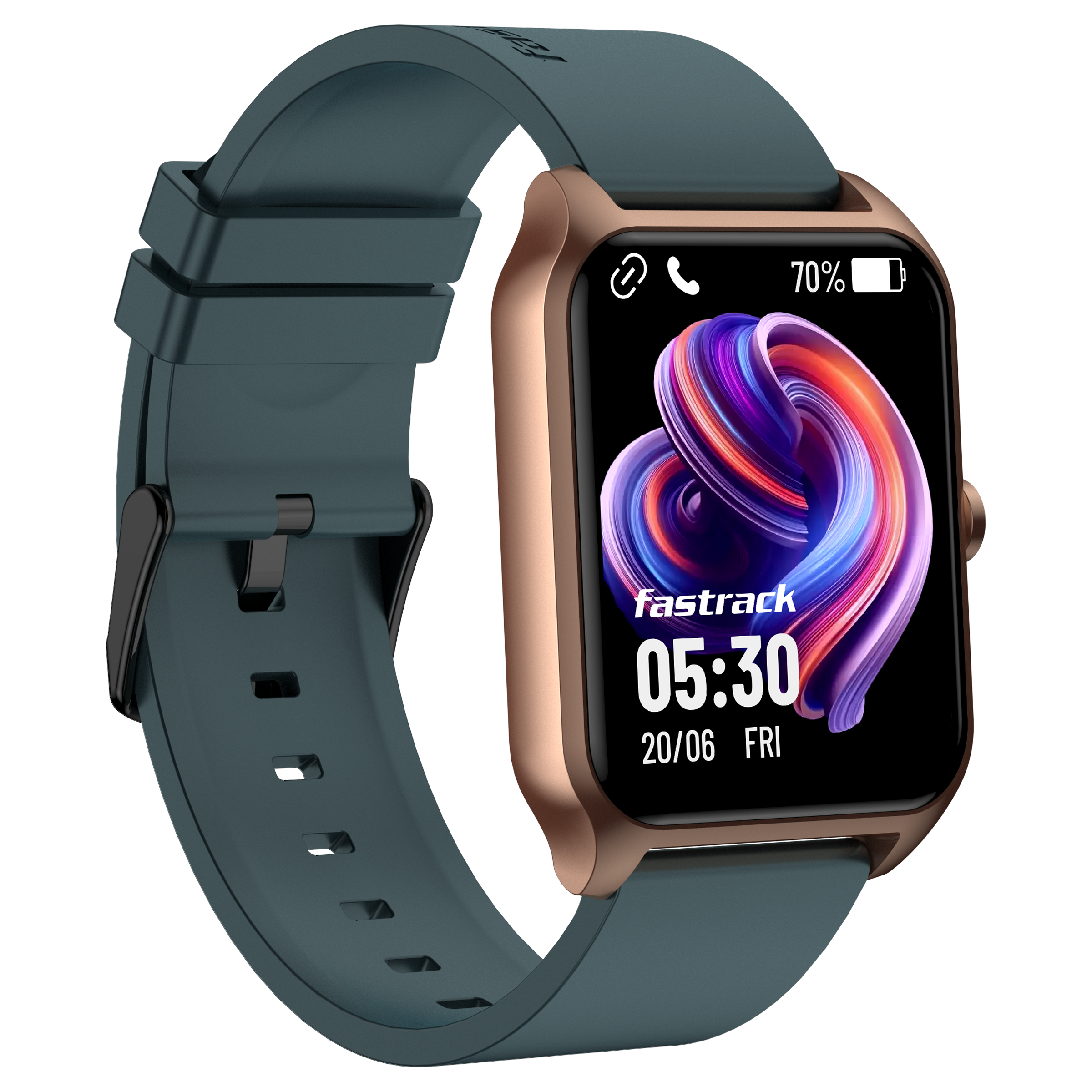 fastrack Reflex Beat Pro Smartwatch with Bluetooth Calling (44.4mm TFT LCD Display, IP68 Water Resistant, Teal Strap)_6