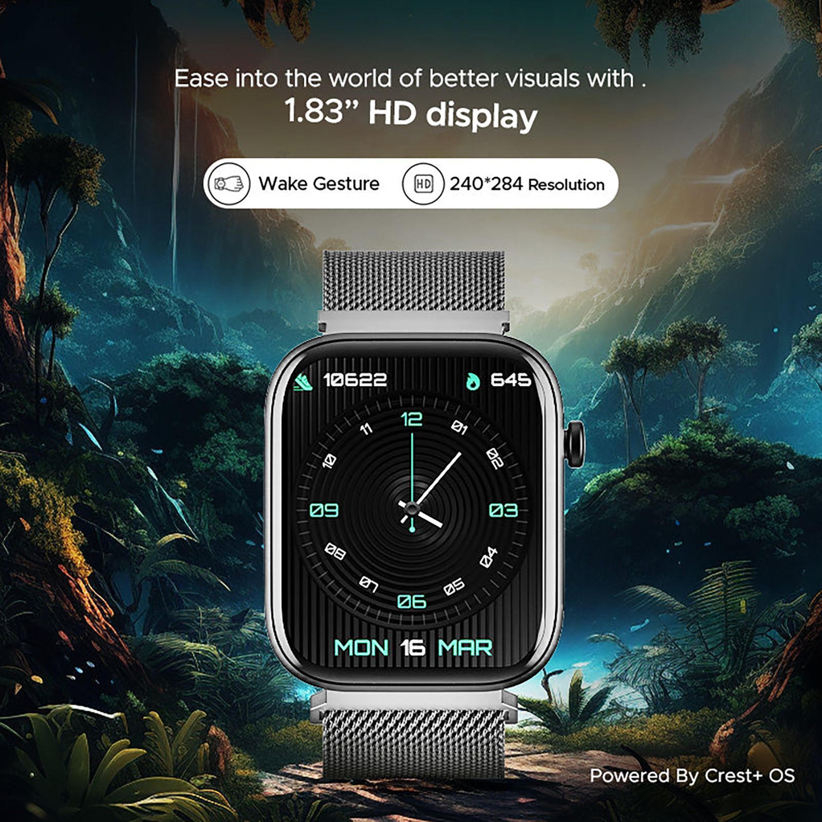 boAt Wave Astra Smartwatch with Bluetooth Calling (46.4mm HD Display, IP67 Water Resistant, Silver Metal Strap)_8