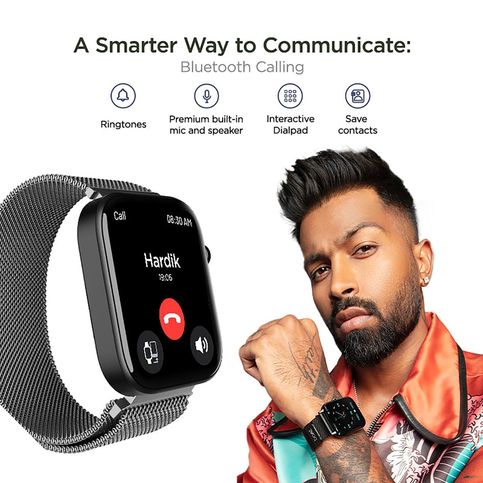 boAt Wave Astra Smartwatch with Bluetooth Calling (46.4mm HD Display, IP67 Water Resistant, Silver Metal Strap)_9