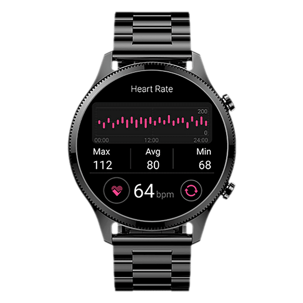 noise NoiseFit Halo Plus Smartwatch with Bluetooth Calling (37.08mm AMOLED Display, IP68 Water Resistant, Elite Black Strap) noise NoiseFit Halo Plus Smartwatch with Bluetooth Calling (37.08mm AMOLED Display, IP68 Water Resistant, Elite Black Strap)_1