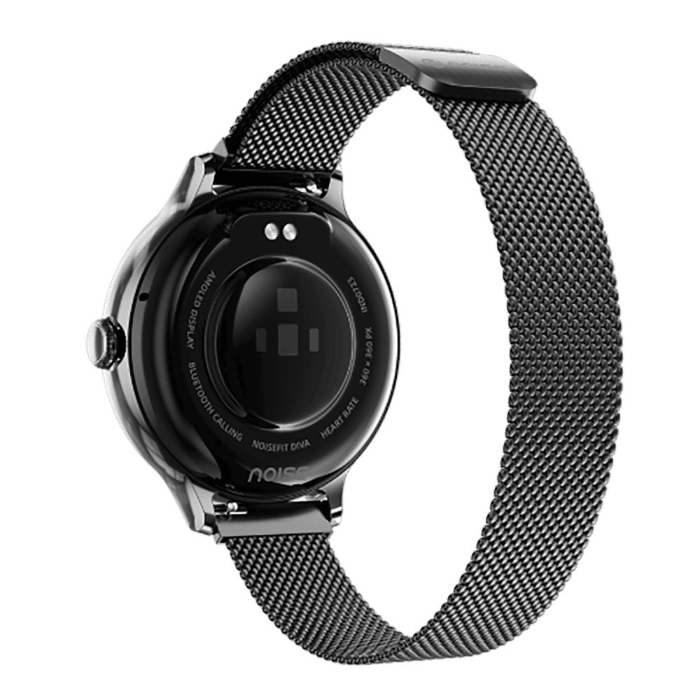 noise NoiseFit Diva Smartwatch with Bluetooth Calling (27.9mm AMOLED Display, IP67 Water Resistant, Black Link Strap)_4