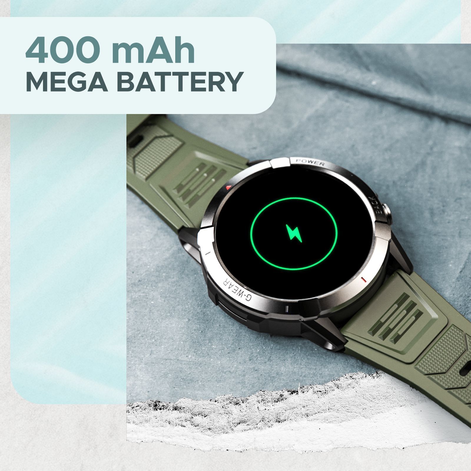 boAt Lunar Fit Smartwatch with Bluetooth Calling (36.9mm AMOLED Display, IP67 Water Resistant, Deep Green Strap)_4