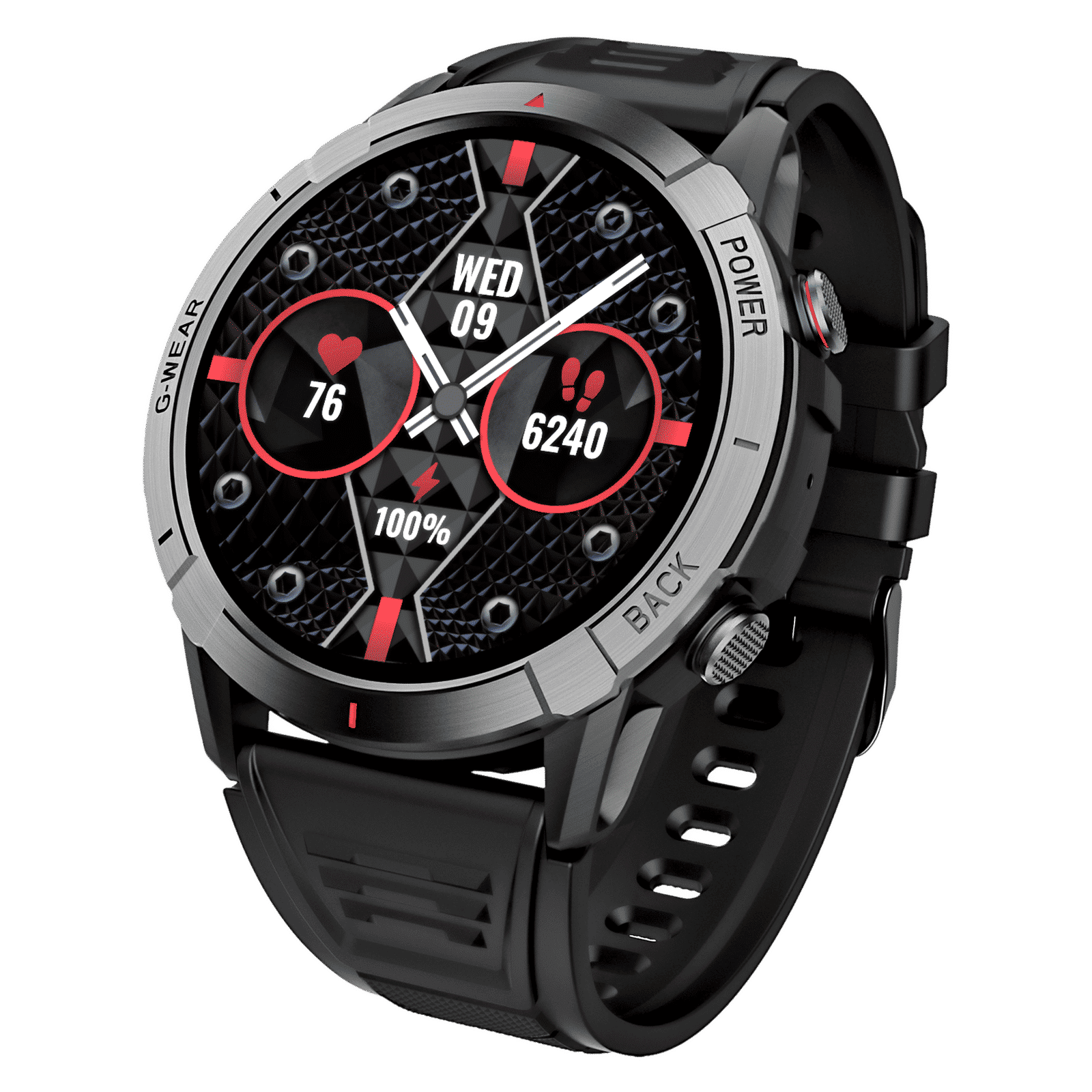 boAt Lunar Fit Smartwatch with Bluetooth Calling (36.9mm AMOLED Display, IP67 Water Resistant, Active Black Strap)_1