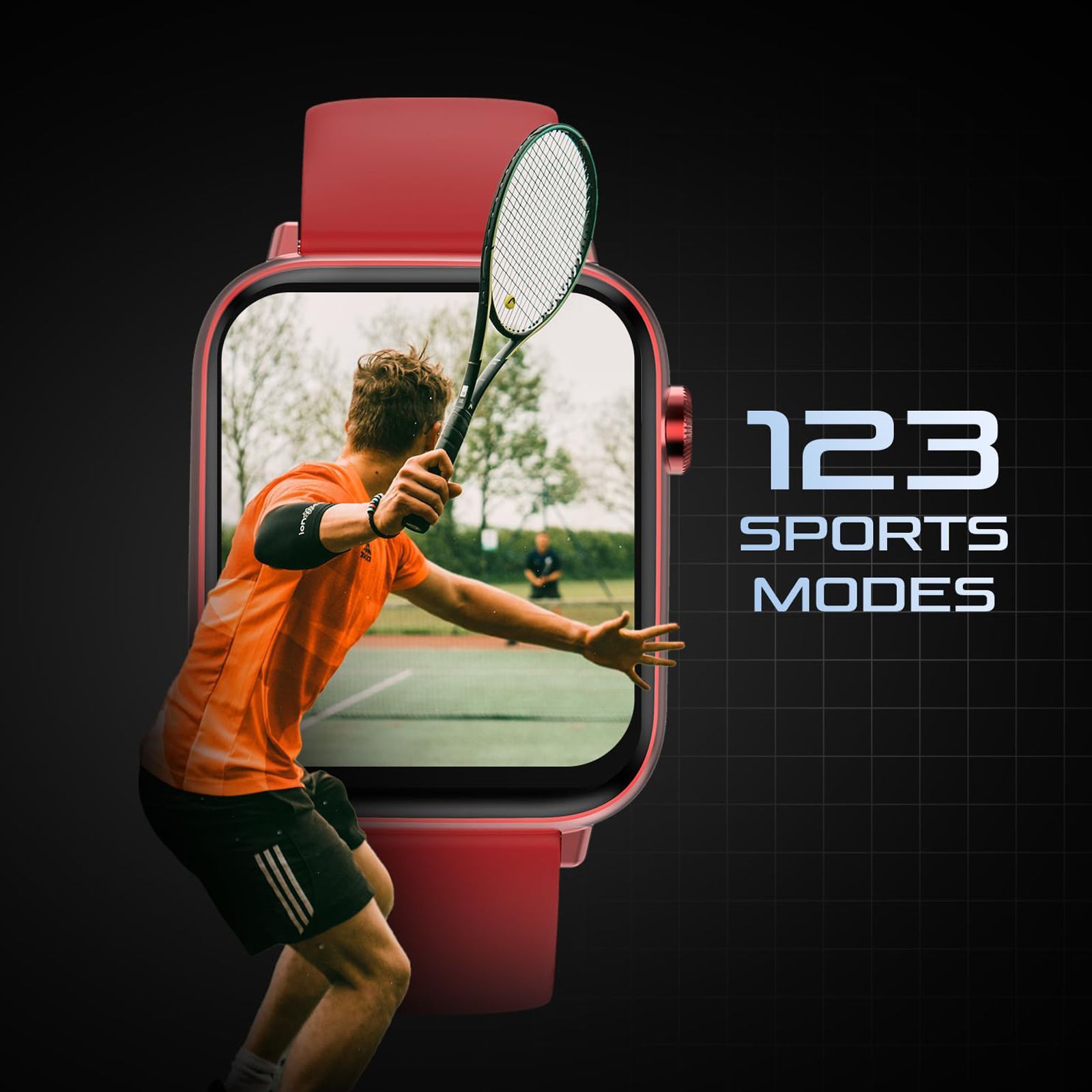 FIRE-BOLTT Ninja Fit Pro Smartwatch with Bluetooth Calling (50.8mm LCD Display, IP67 Water Resistant, Red Strap) FIRE-BOLTT Ninja Fit Pro Smartwatch with Bluetooth Calling (50.8mm LCD Display, IP67 Water Resistant, Red Strap)_9