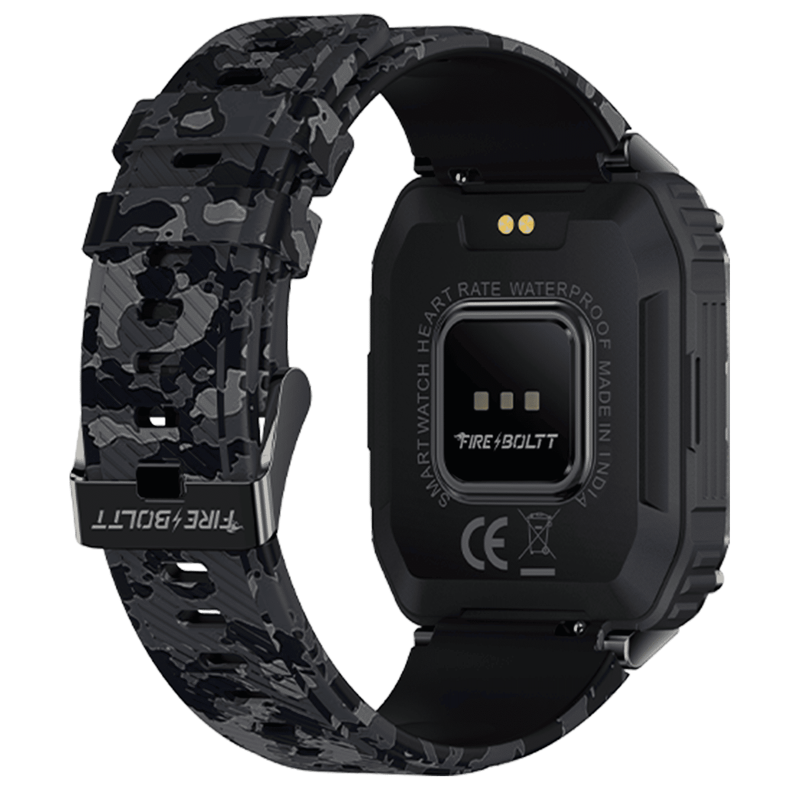 FIRE-BOLTT Combat Smartwatch with Bluetooth Calling (49.5mm TFT Display, IP68 Water Resistant, Camo Black Strap)_12