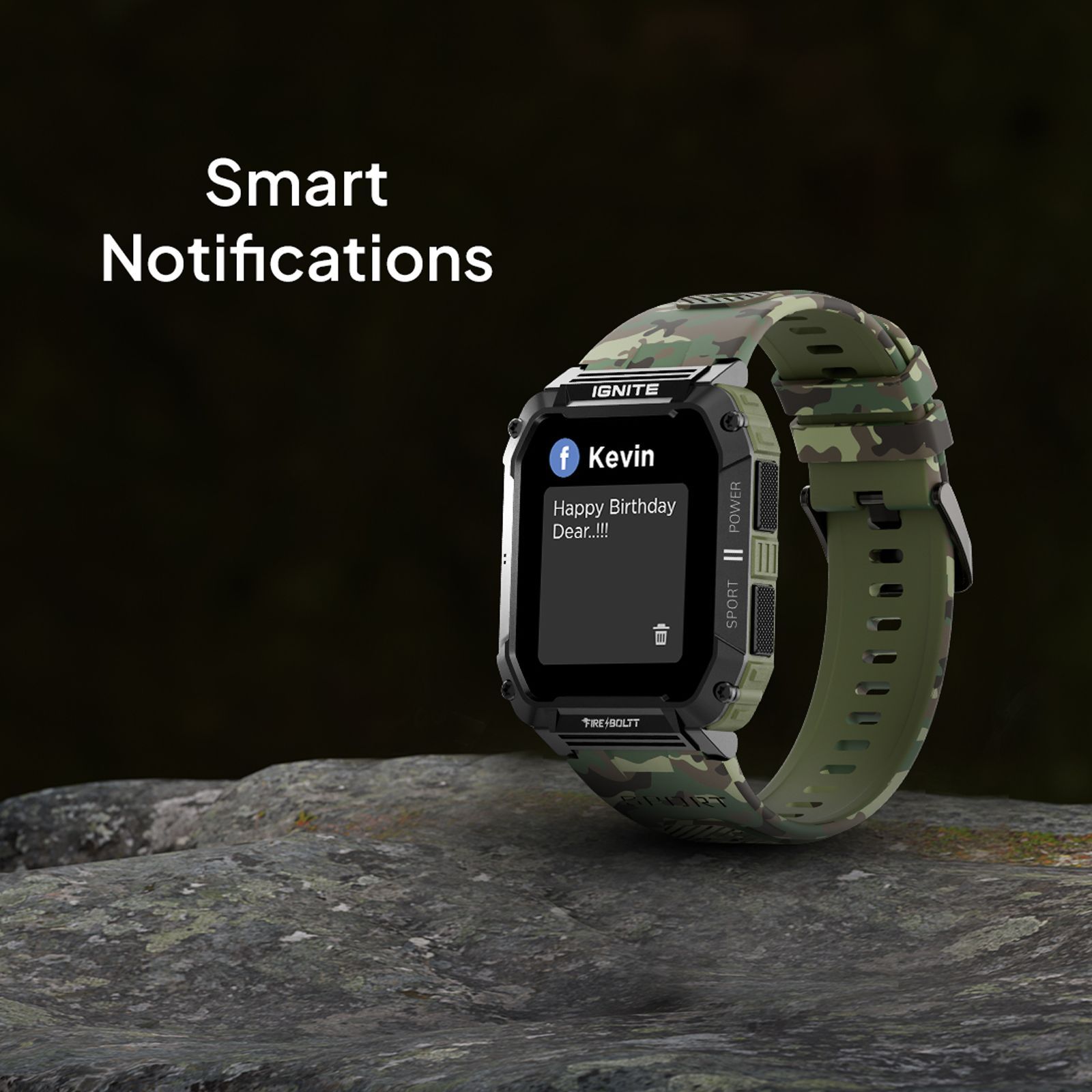 FIRE-BOLTT Combat Smartwatch with Bluetooth Calling (49.5mm TFT Display, IP68 Water Resistant, Camo Green Strap)_8