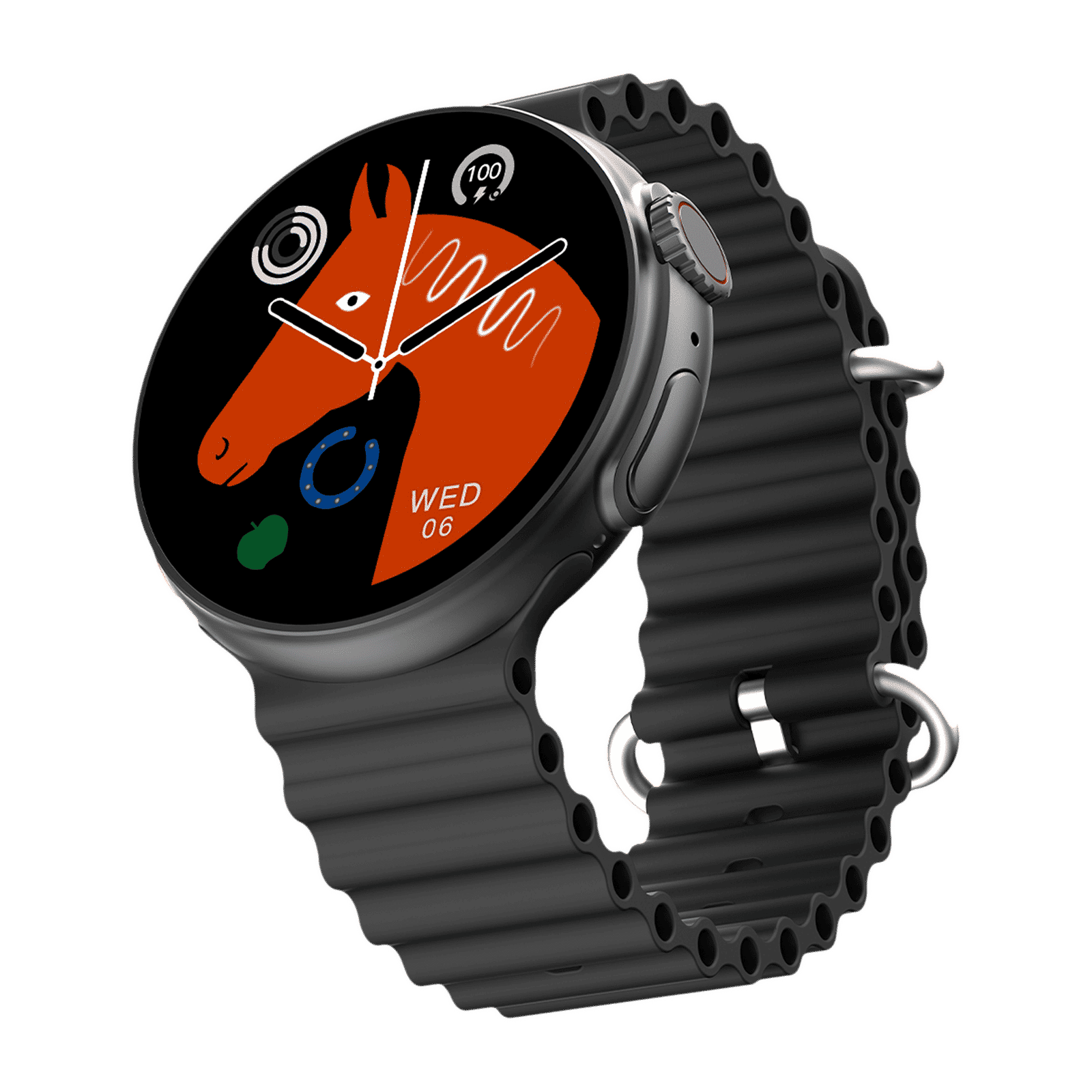 FIRE-BOLTT Cyclone Smartwatch with Bluetooth Calling (40.6mm TFT Display, IP68 Water Resistant, Active Black Strap)_1