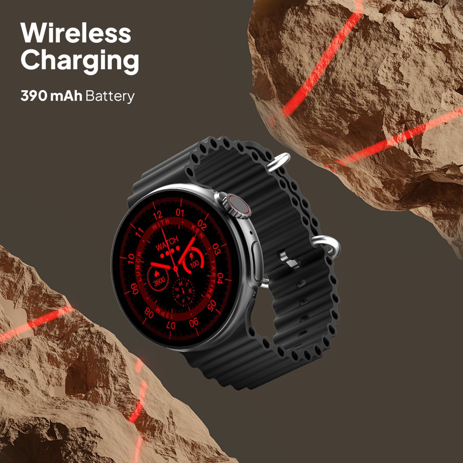 FIRE-BOLTT Cyclone Smartwatch with Bluetooth Calling (40.6mm TFT Display, IP68 Water Resistant, Active Black Strap)_4