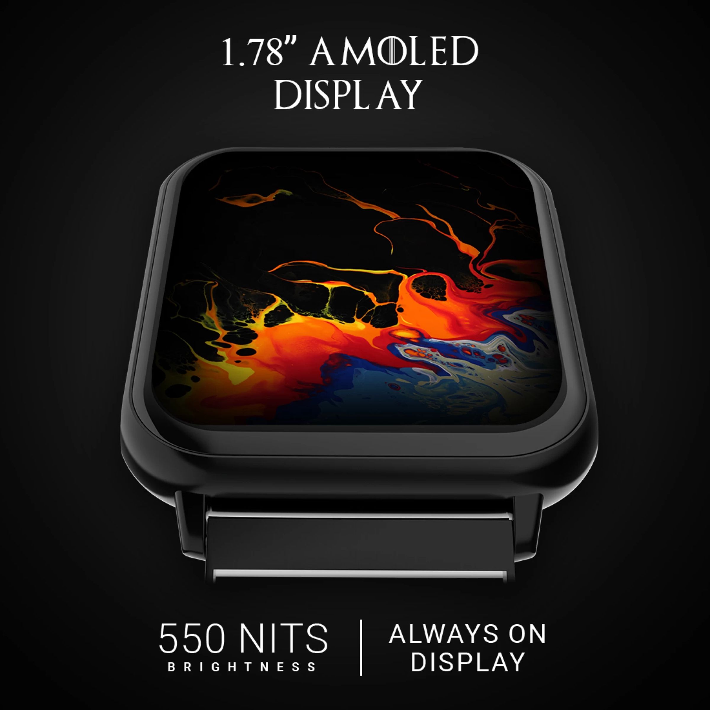FIRE-BOLTT King Smartwatch with Bluetooth Calling (45.2mm AMOLED Display, IP67 Water Resistant, Black Strap)_10