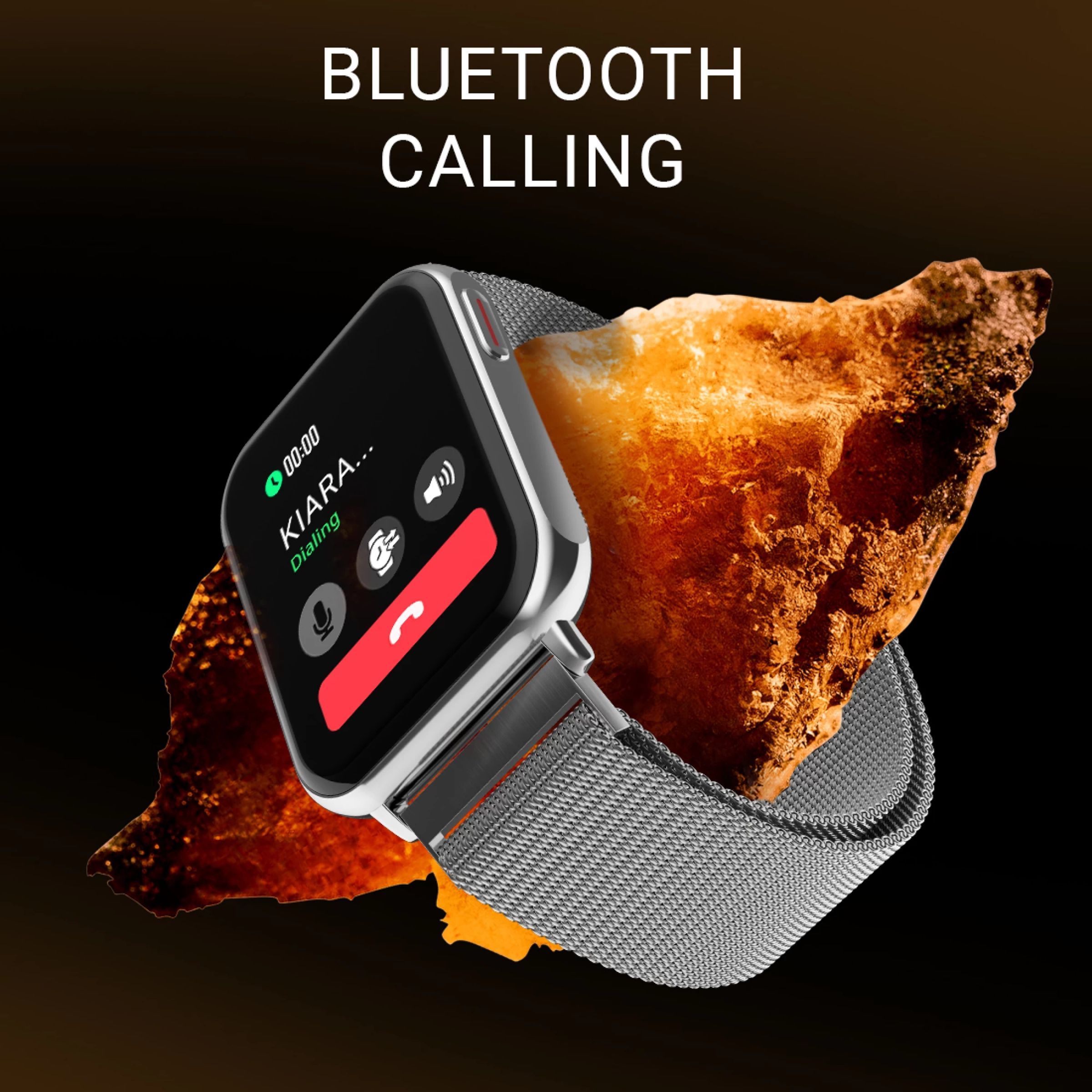 FIRE-BOLTT King Smartwatch with Bluetooth Calling (45.2mm AMOLED Display, IP67 Water Resistant, Silver Strap)_8