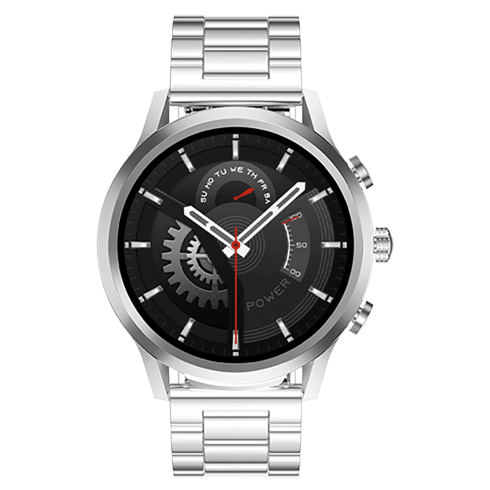 FIRE-BOLTT Infinity Luxe Smartwatch with Bluetooth Calling (40.64mm HD Display, IP67 Water Resistant, Silver Strap)_9