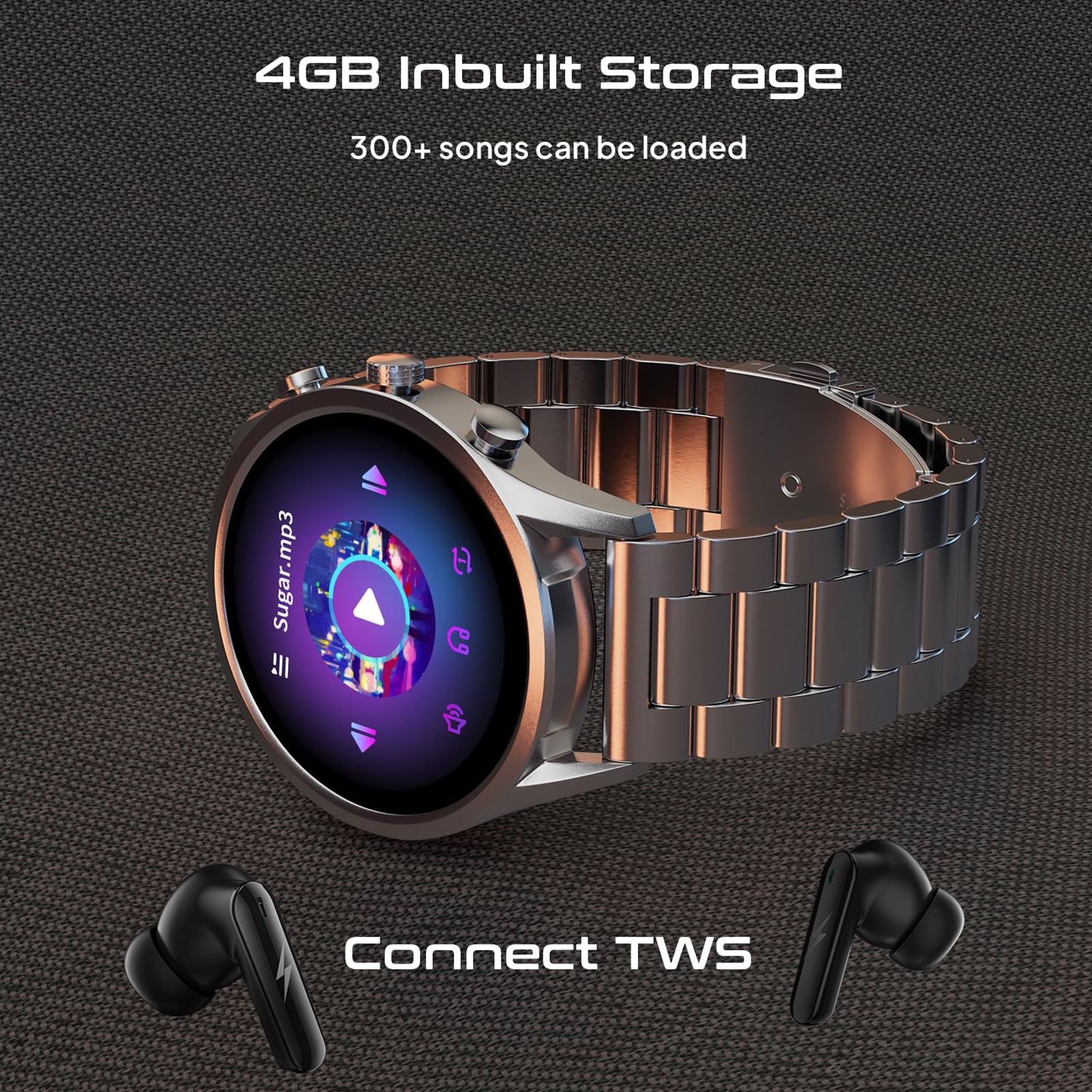 FIRE-BOLTT Infinity Luxe Smartwatch with Bluetooth Calling (40.64mm HD Display, IP67 Water Resistant, Silver Strap)_10