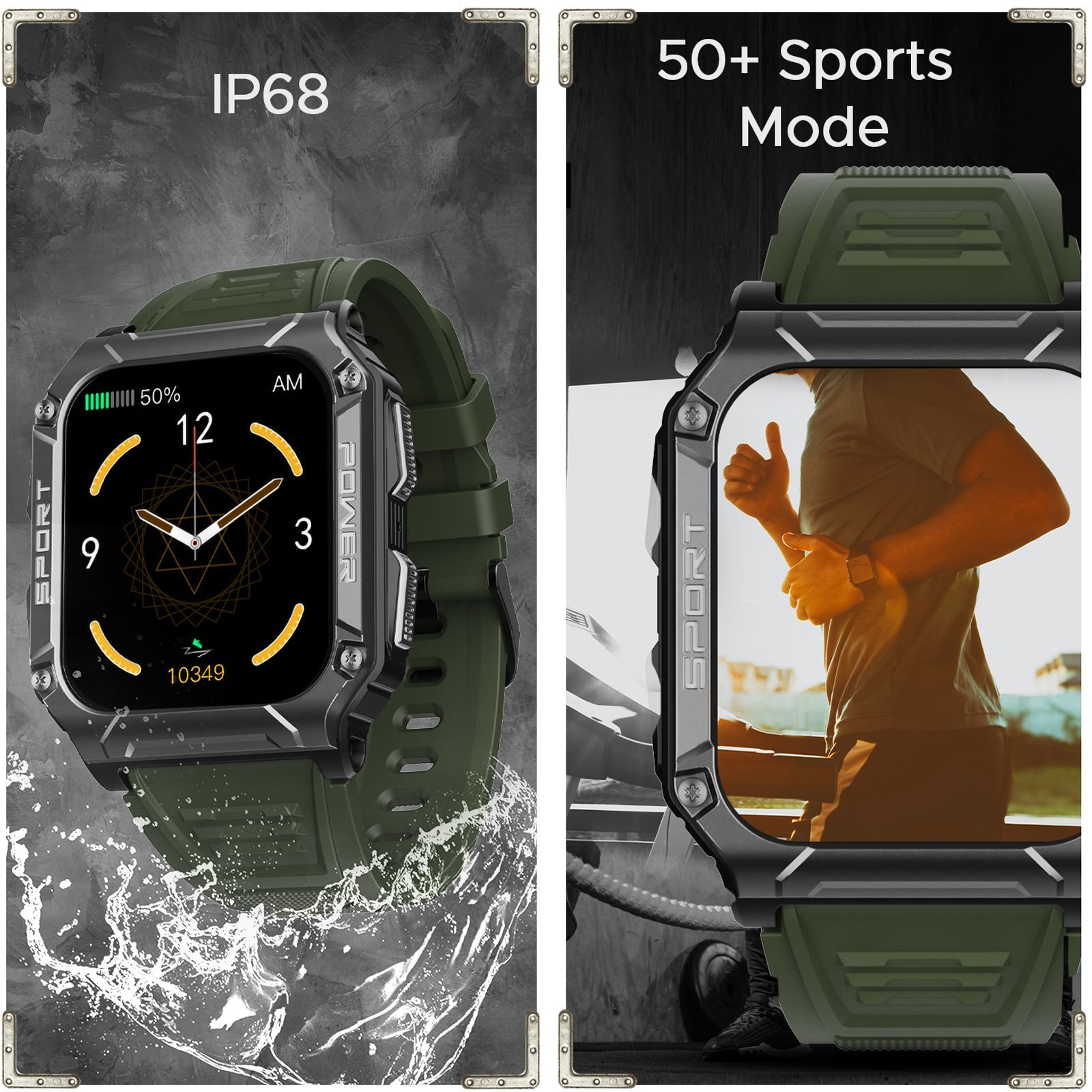 boAt Wave Force 2 Smartwatch with Bluetooth Calling (50.6mm HD Display, IP68 Water Resistant, Forest Green Strap) boAt Wave Force 2 Smartwatch with Bluetooth Calling (50.6mm HD Display, IP68 Water Resistant, Forest Green Strap)_6