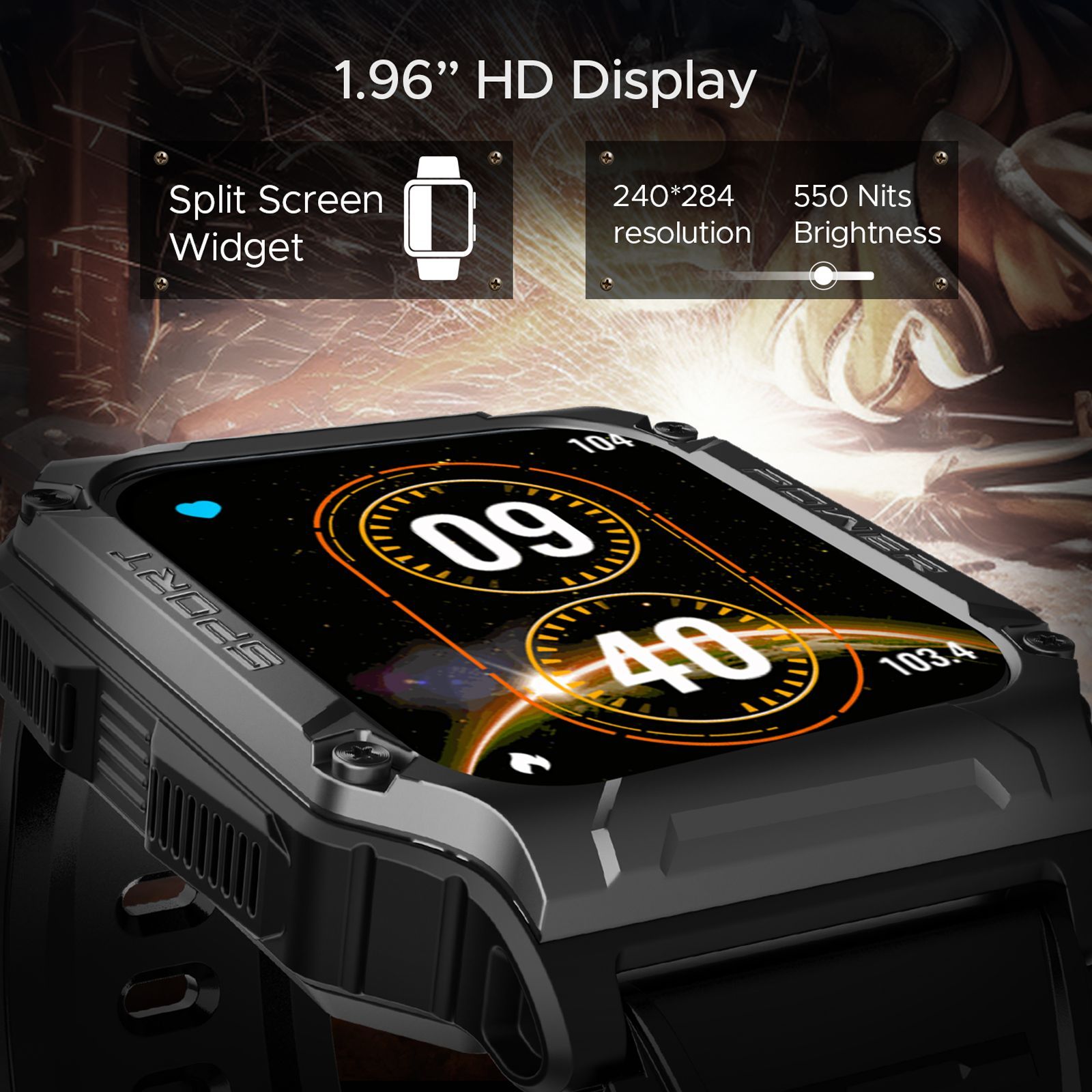 boAt Wave Force 2 Smartwatch with Bluetooth Calling (50.6mm HD Display, IP68 Water Resistant, Active Black Strap) boAt Wave Force 2 Smartwatch with Bluetooth Calling (50.6mm HD Display, IP68 Water Resistant, Active Black Strap)_10