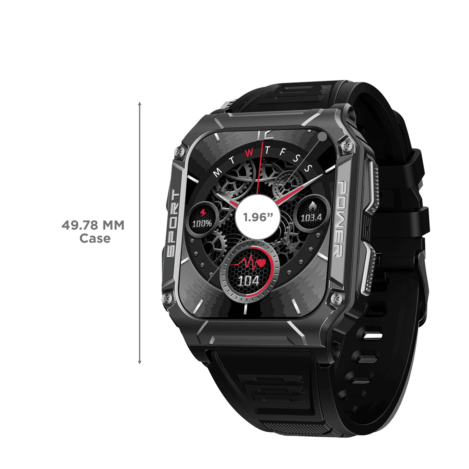 boAt Wave Force 2 Smartwatch with Bluetooth Calling (50.6mm HD Display, IP68 Water Resistant, Active Black Strap) boAt Wave Force 2 Smartwatch with Bluetooth Calling (50.6mm HD Display, IP68 Water Resistant, Active Black Strap)_3