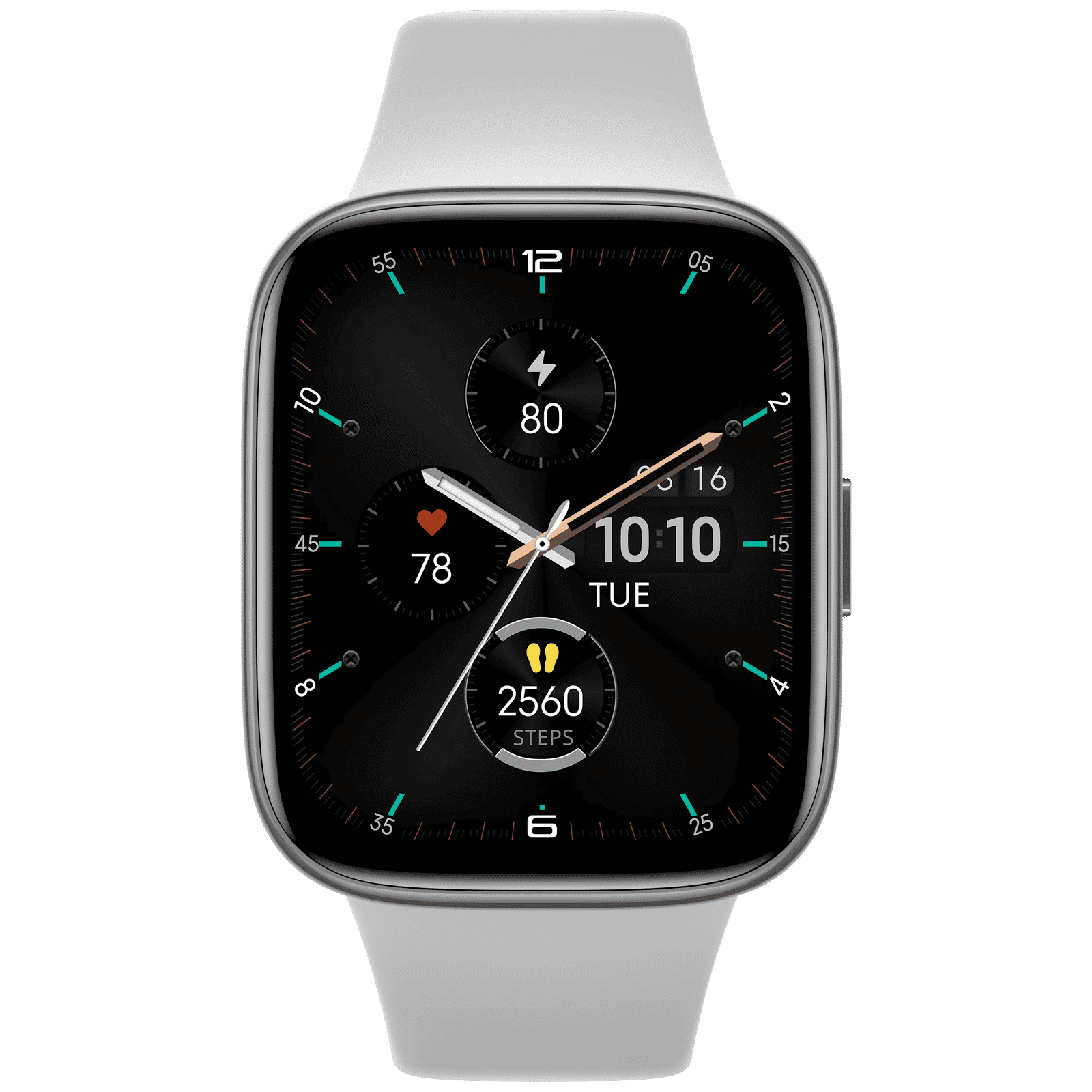 Redmi Watch 3 Active Smartwatch with Bluetooth Calling (46.4mm LCD Display, 5ATM Water Resistant, Platinum Grey Strap)_1