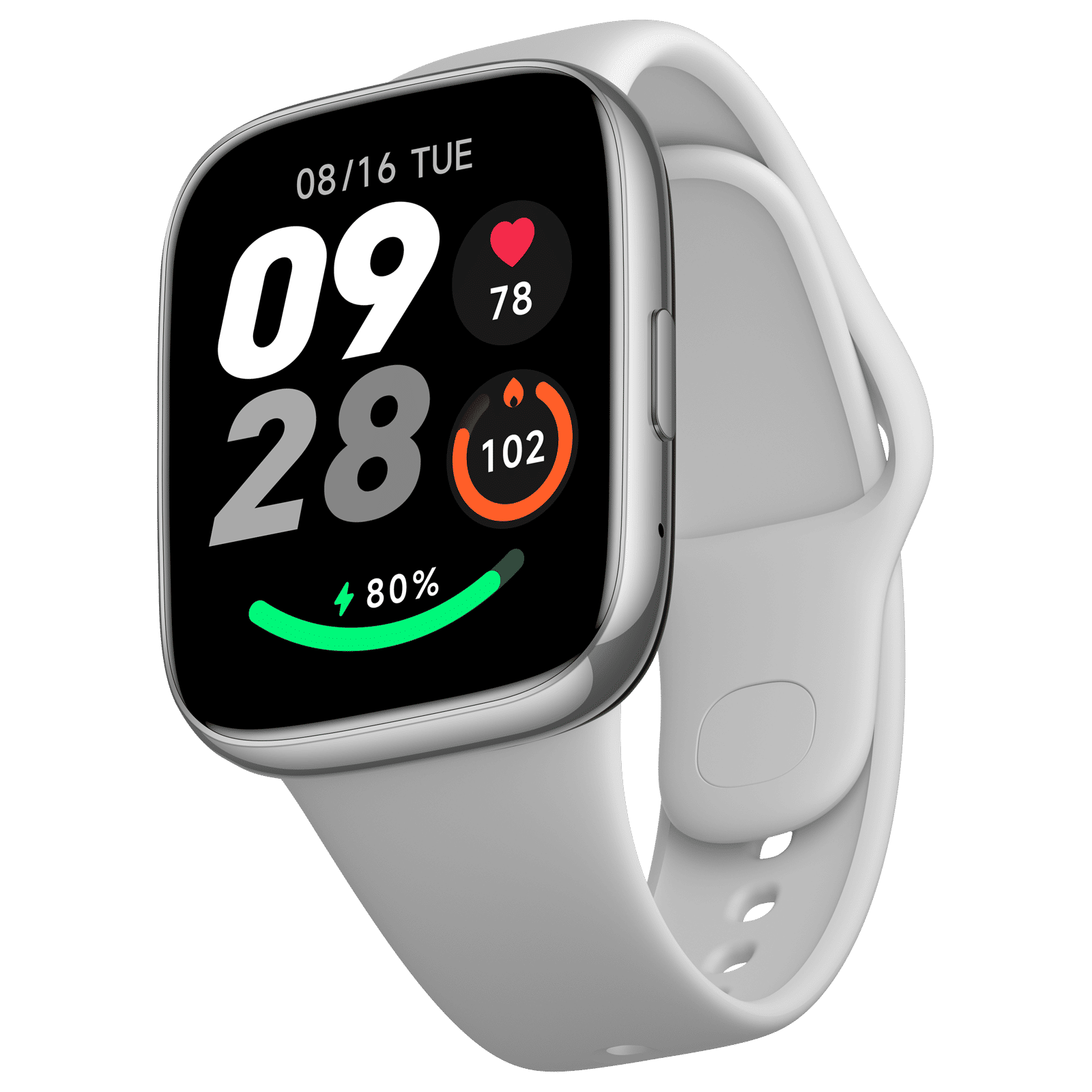 Redmi Watch 3 Active Smartwatch with Bluetooth Calling (46.4mm LCD Display, 5ATM Water Resistant, Platinum Grey Strap)_4