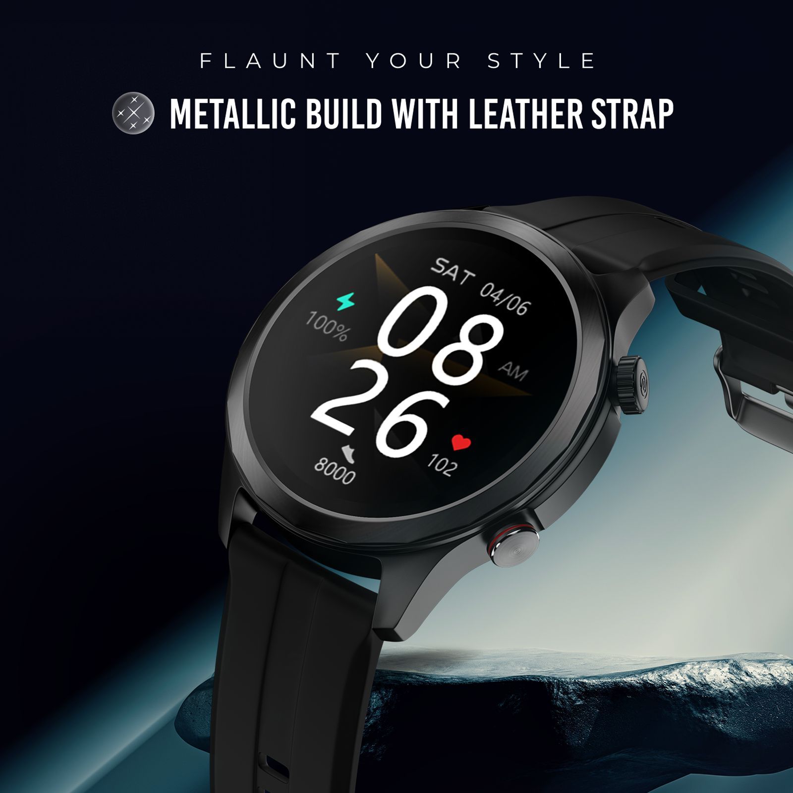 noise NoiseFit Twist Pro Smartwatch with Bluetooth Calling (35.56mm HD Display, IP68 Water Resistant, Jet Black Strap) noise NoiseFit Twist Pro Smartwatch with Bluetooth Calling (35.56mm HD Display, IP68 Water Resistant, Jet Black Strap)_10